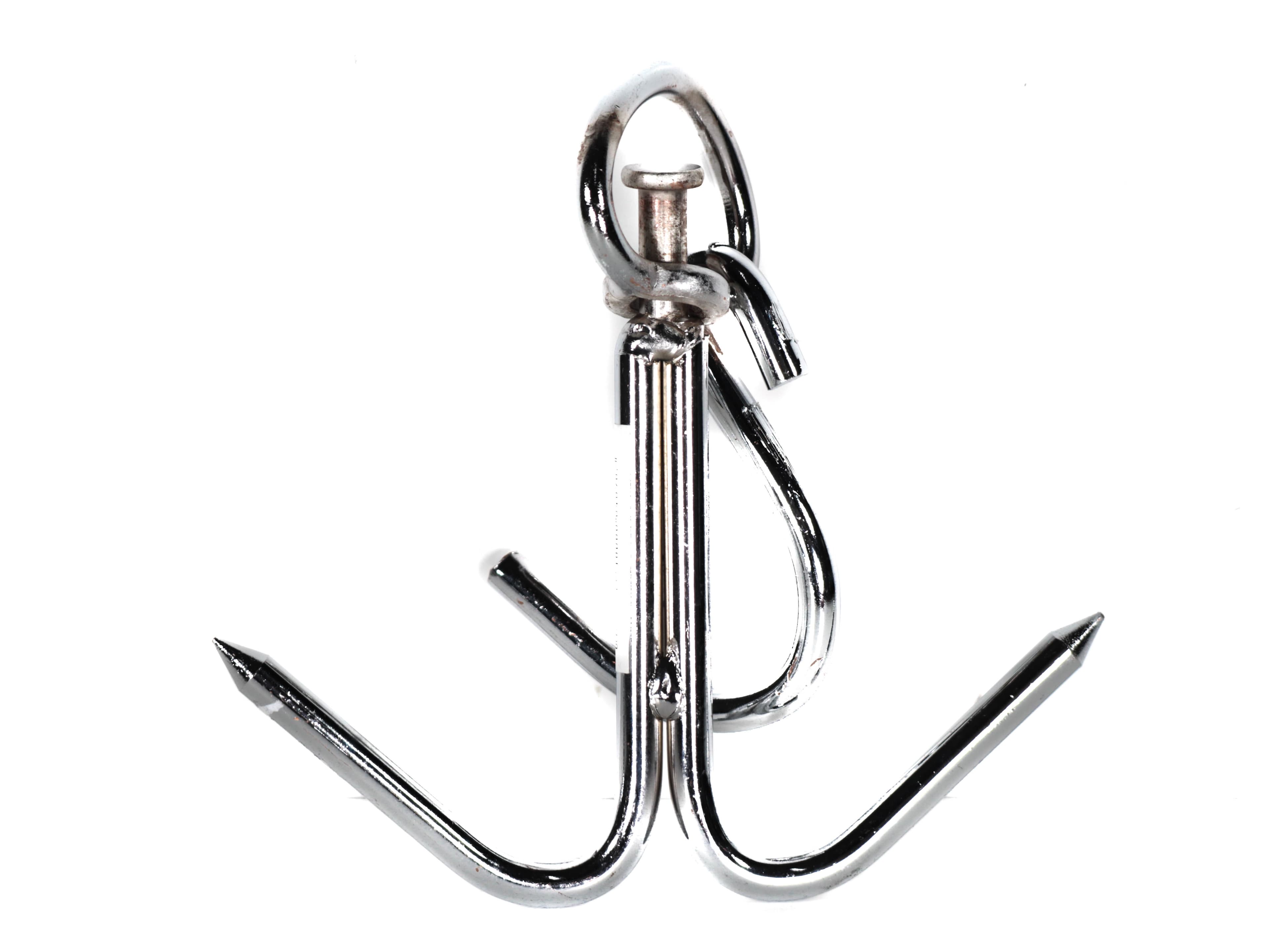 Carlig Dublu din Inox pentru Afumatoare