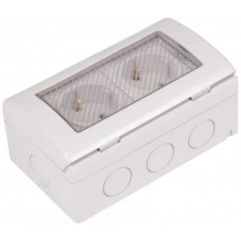 Priza Dubla Aplicata cu Capac din Silicon