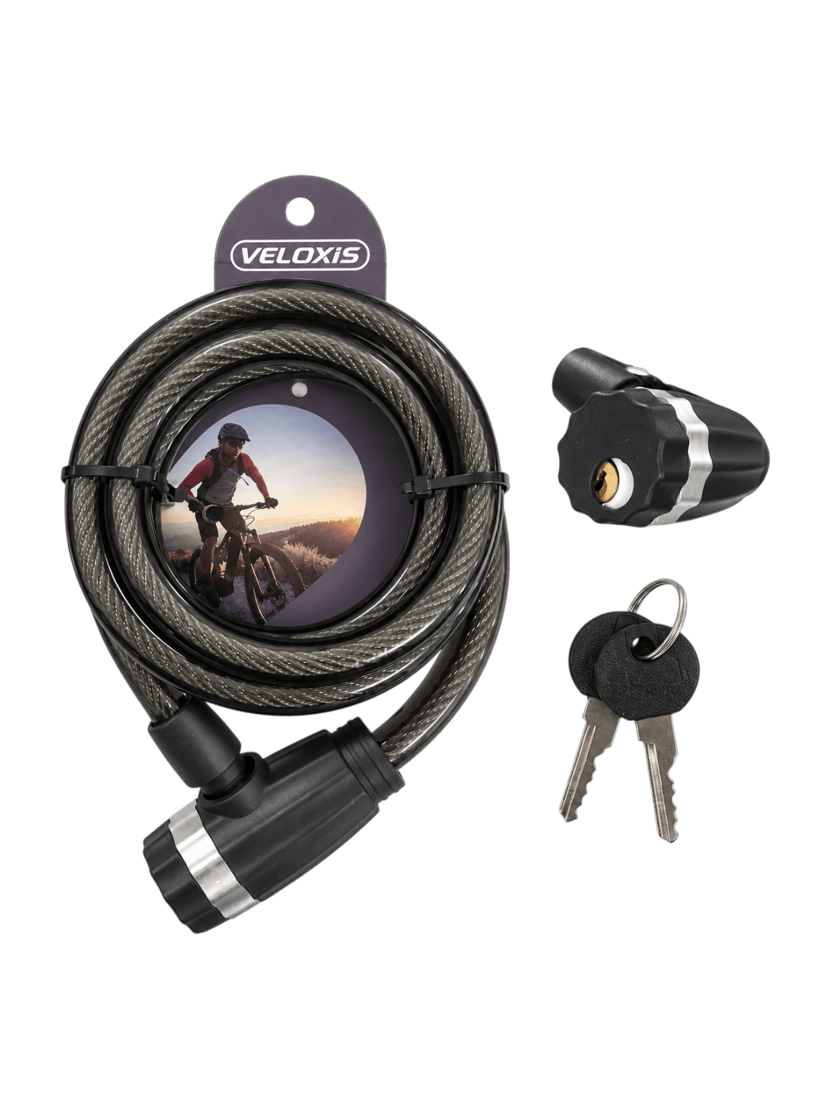 Antifurt Bicicleta cu Protectie 12mm Negru (VX)