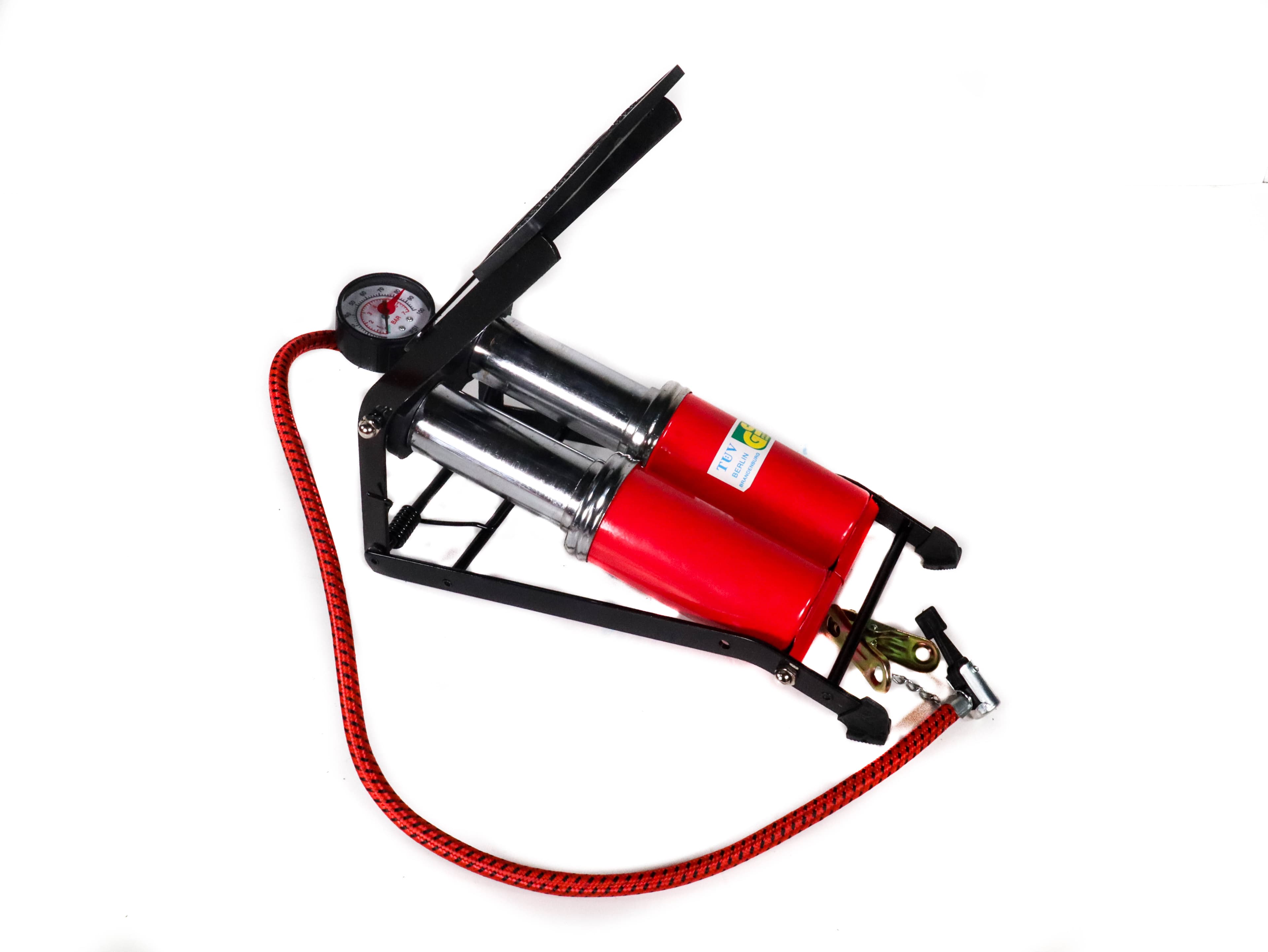 Pompa Auto cu 2 Pistoane+Manometru