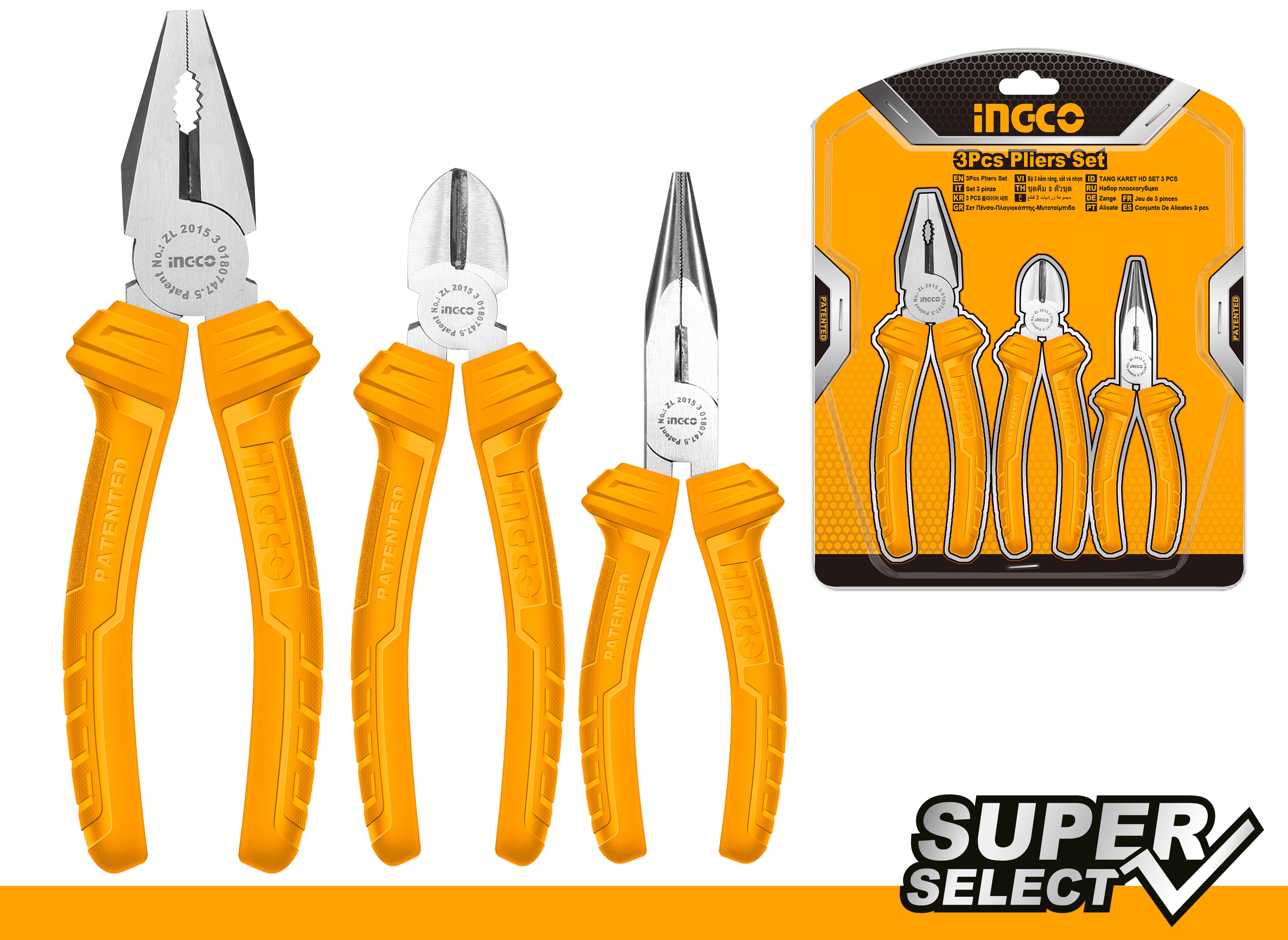 Set de Patenti Super Select 3pcs