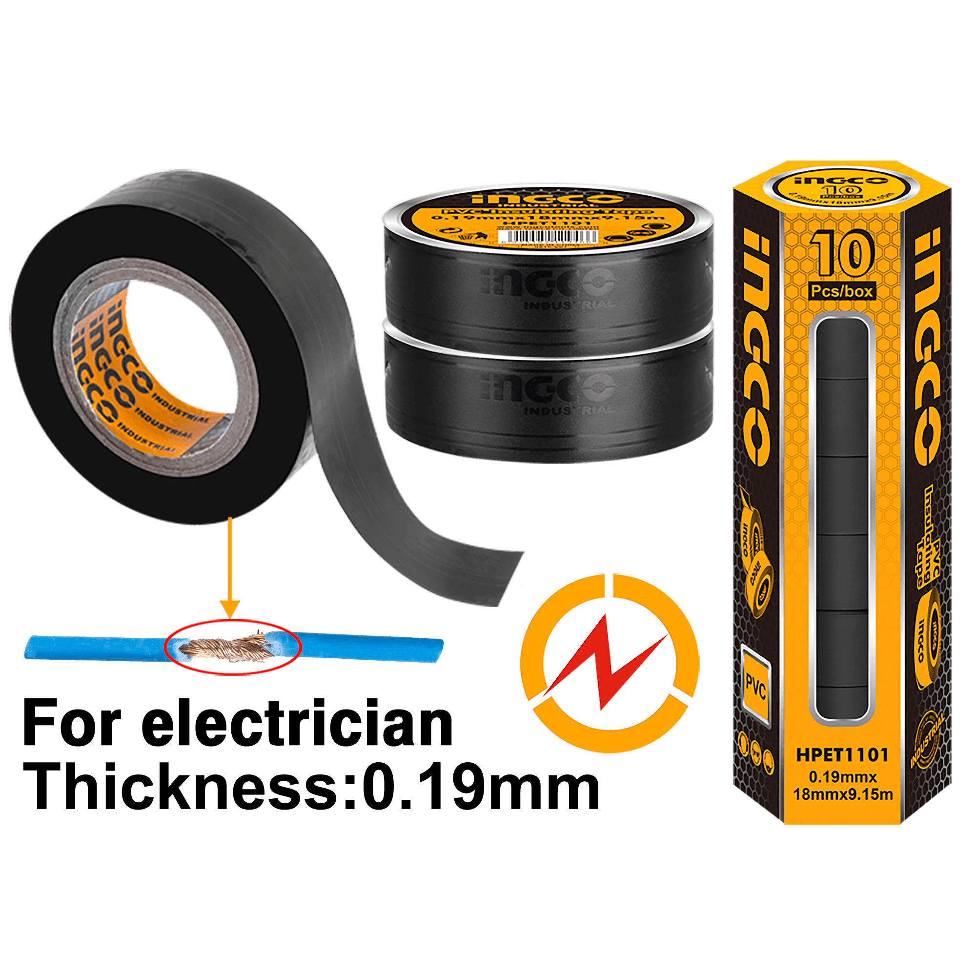 Banda izolatoare 18mm x 9.15 m 