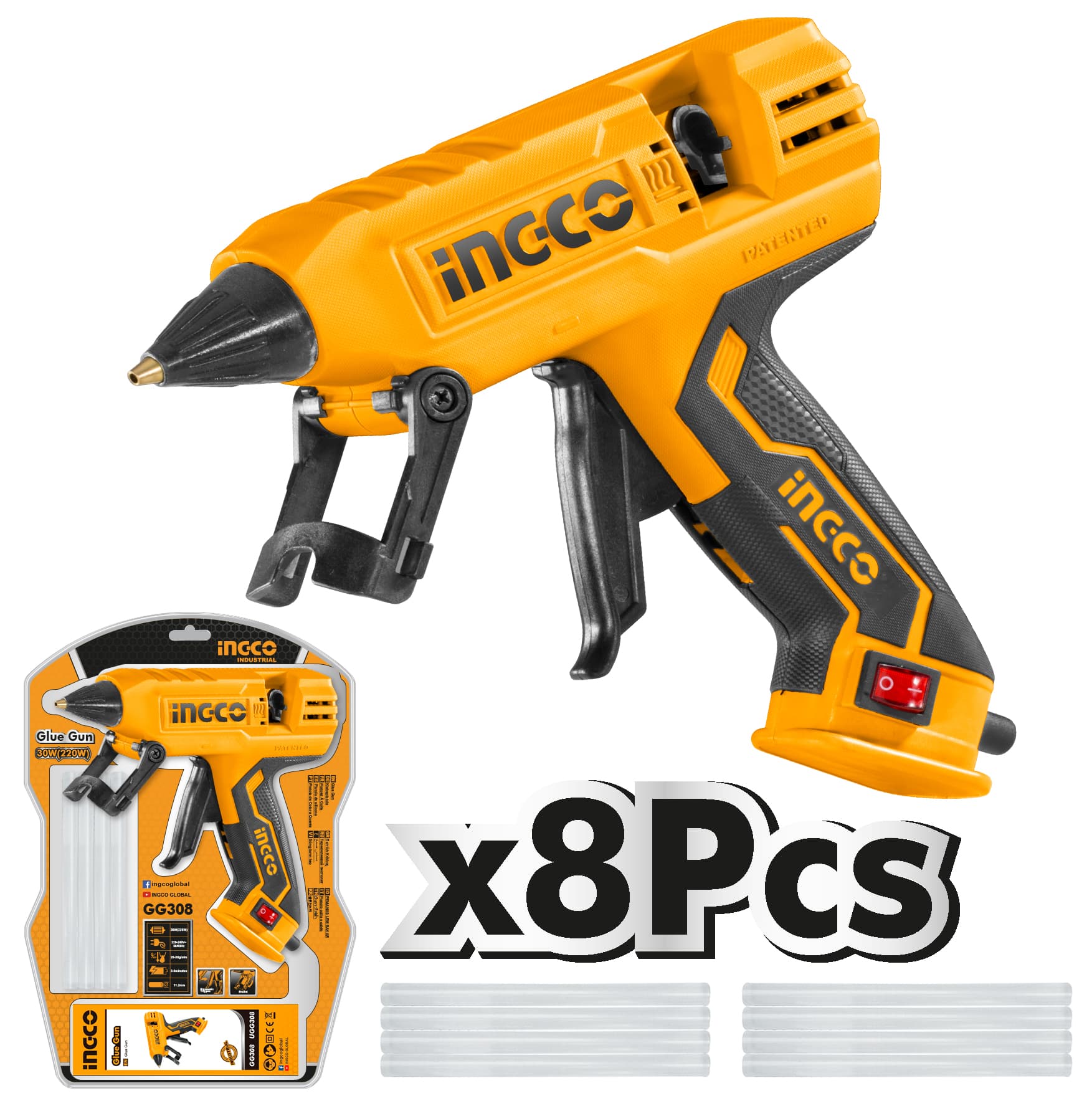 Pistol pentru Lipit Plastic 220W Profesional 