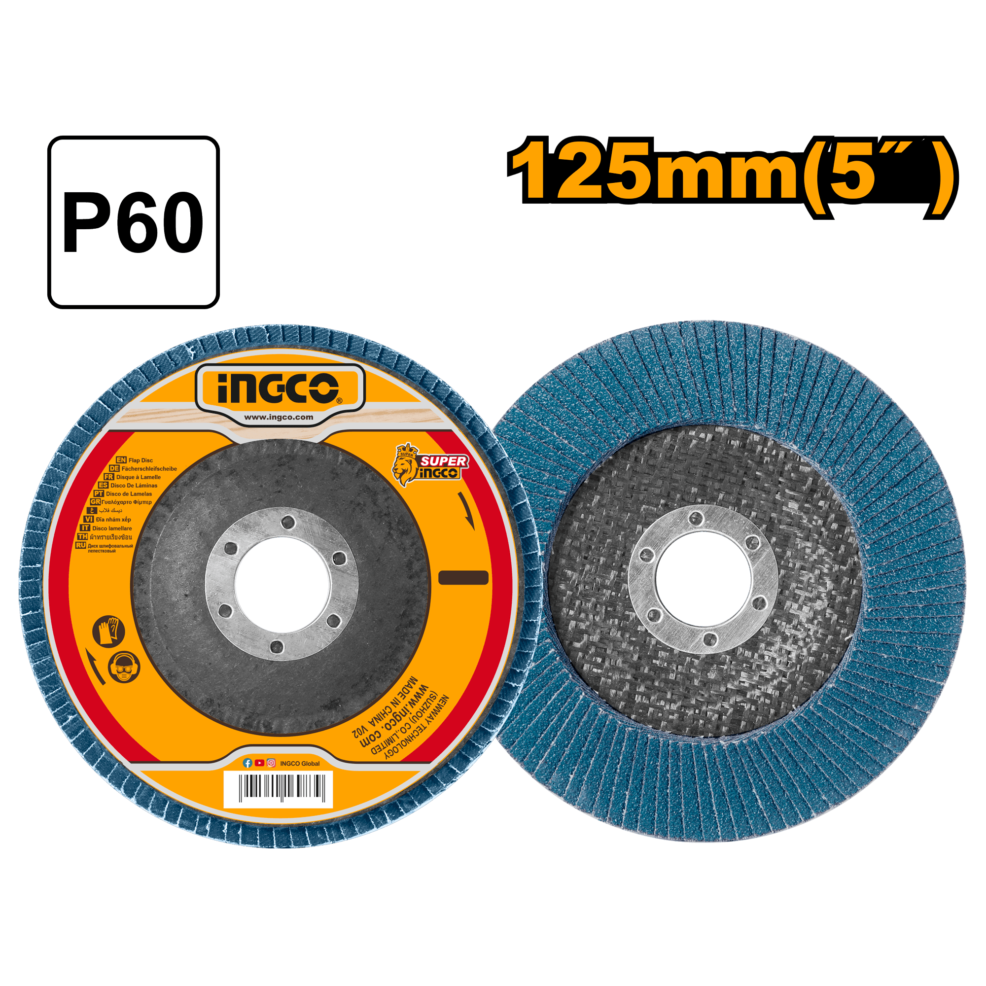 Disc lamelar pt slefuit 125 P60