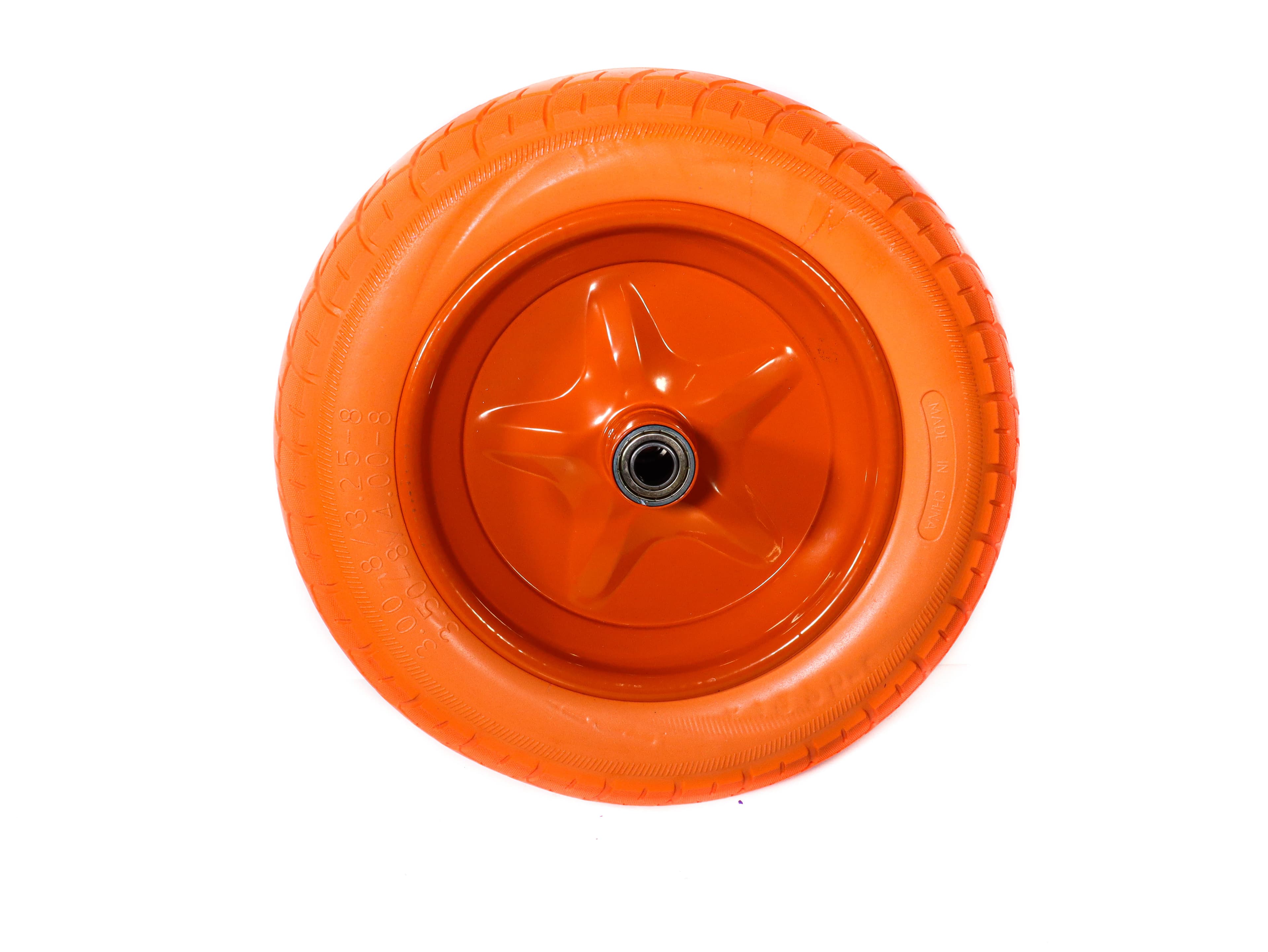 Roata pentru Roaba Plina Portocalie
