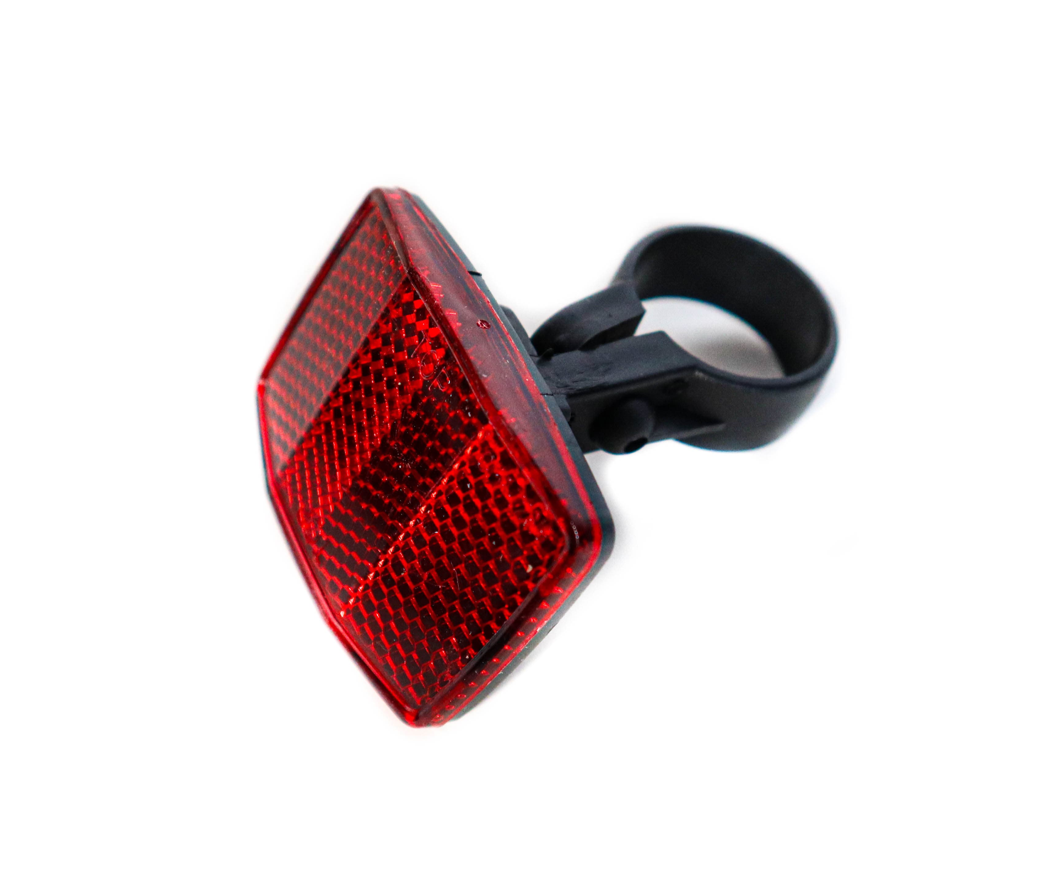 Stop Rosu Spate Patrat cu Prindere pe Tija Sa