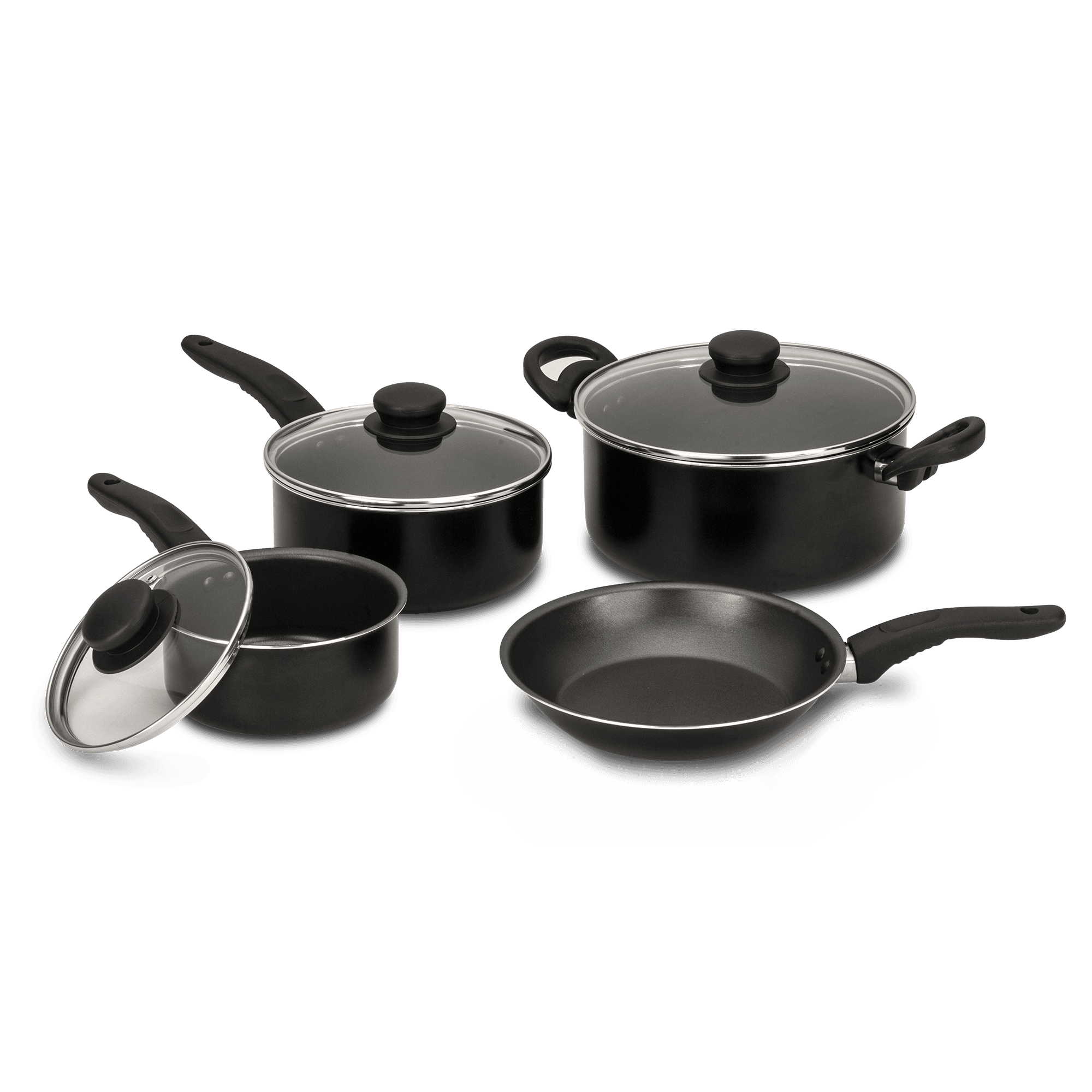 Set de Oale cu Tigaie si Capace de Sticla 7 buc