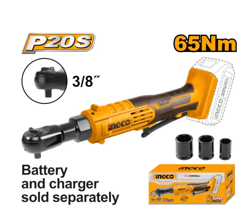 Antrenor cu Clichet 3/8 20V 65Nm