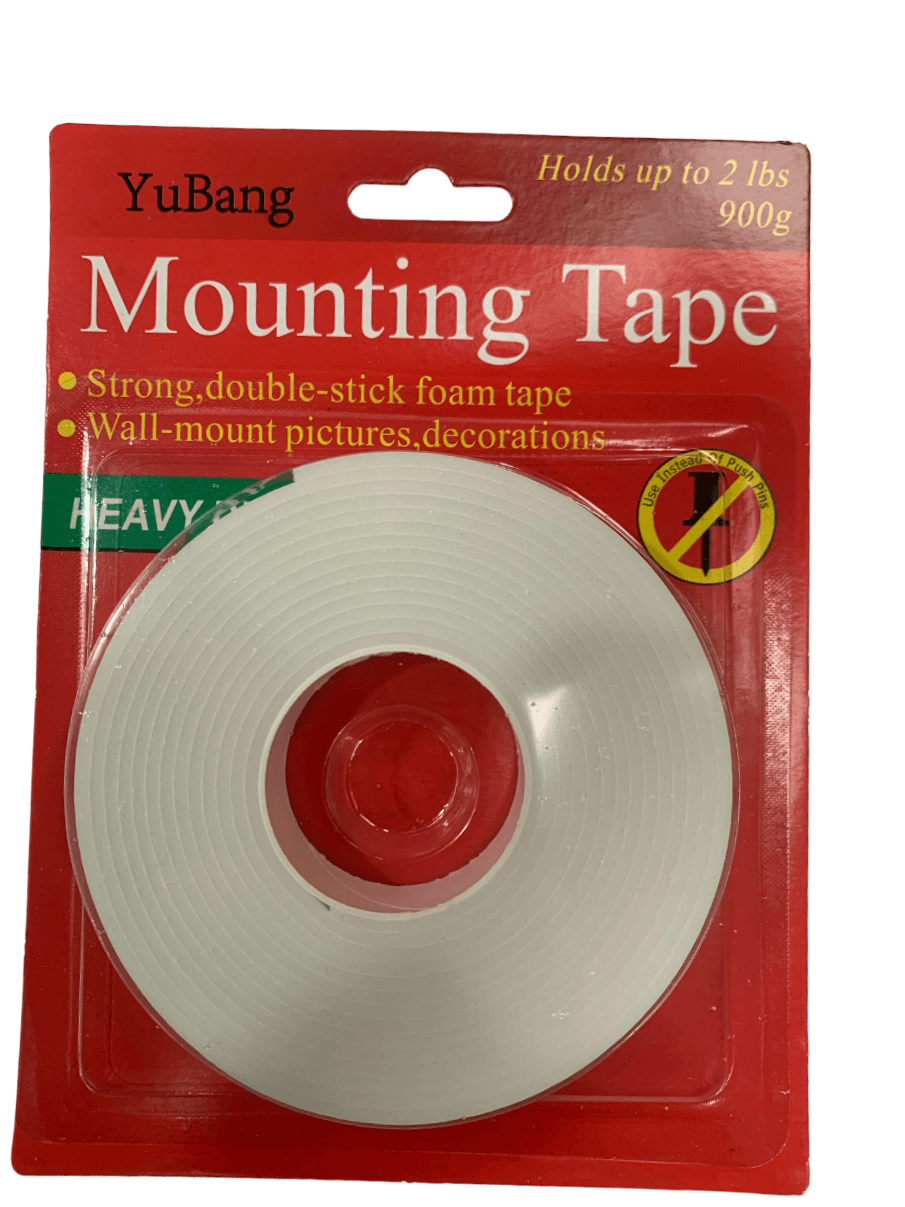 Banda Dublu Adeziva Alba 18mm x 3m