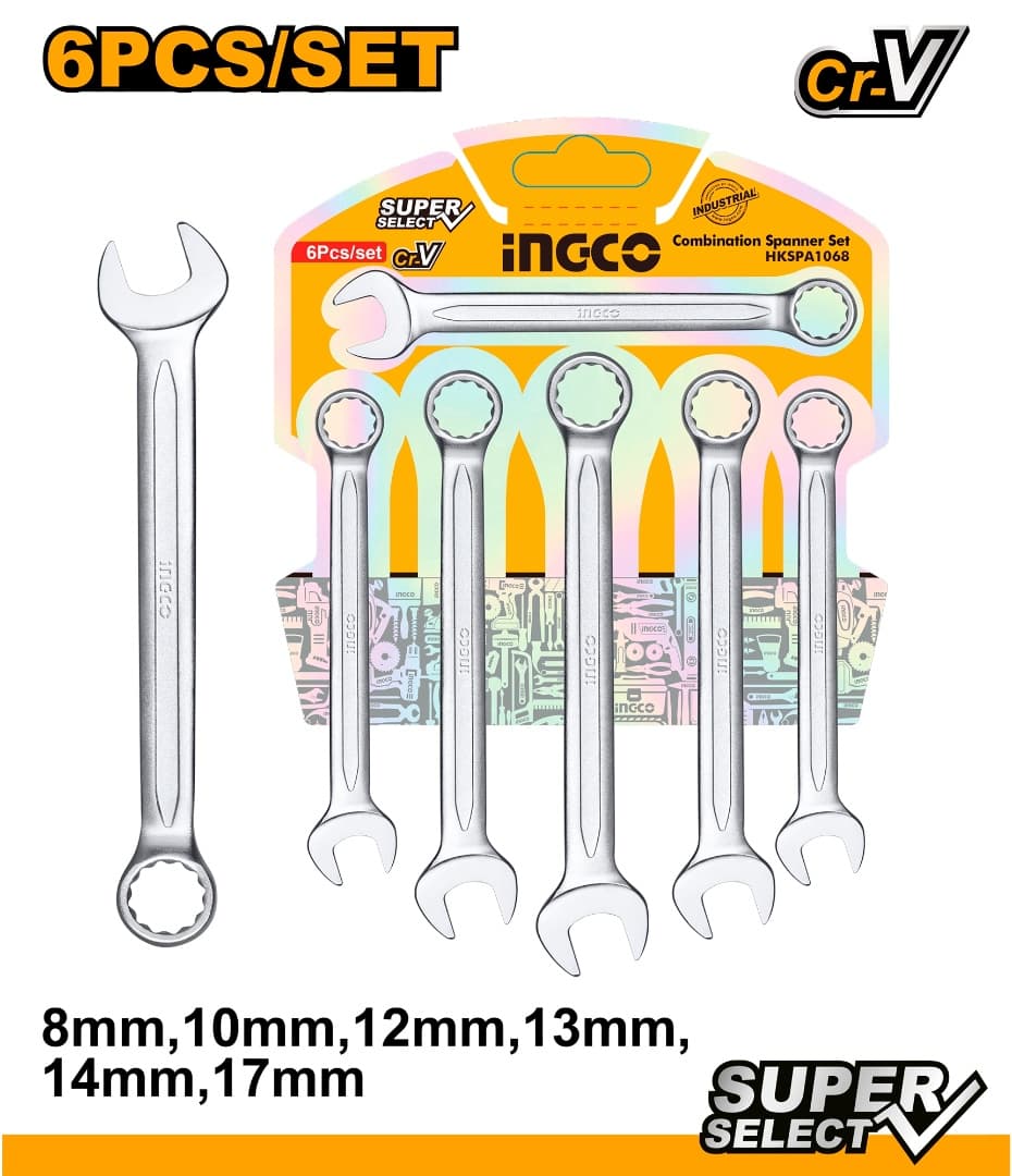 Trusa Chei Combinate 6 buc 8-17mm