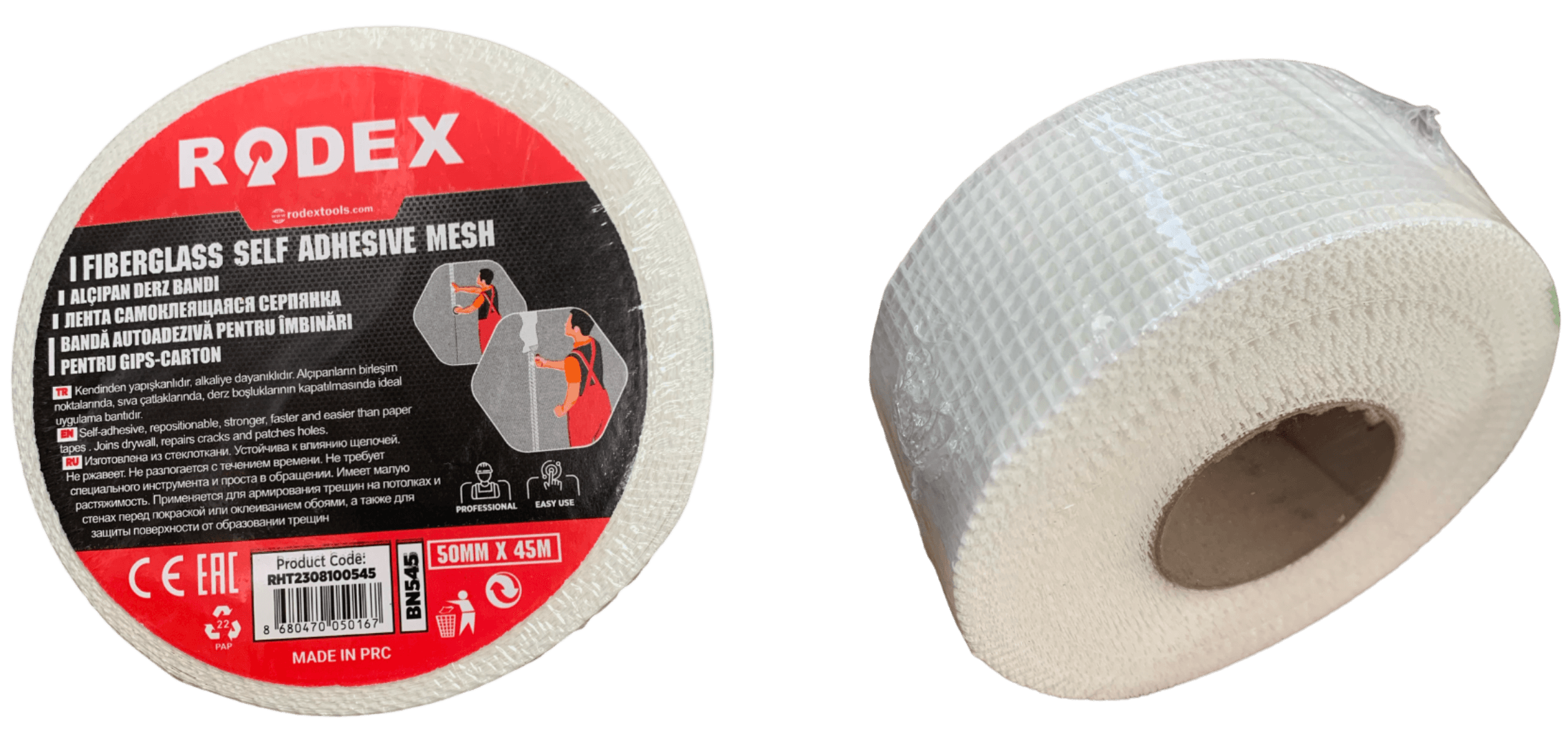 Banda Rigips Autoadeziva Fibra Sticla 45m