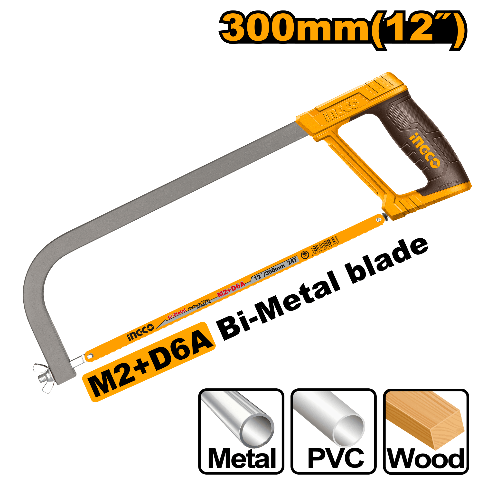 Fierastrau Metal 30cm (Bomfaier) Maner Cauciucat