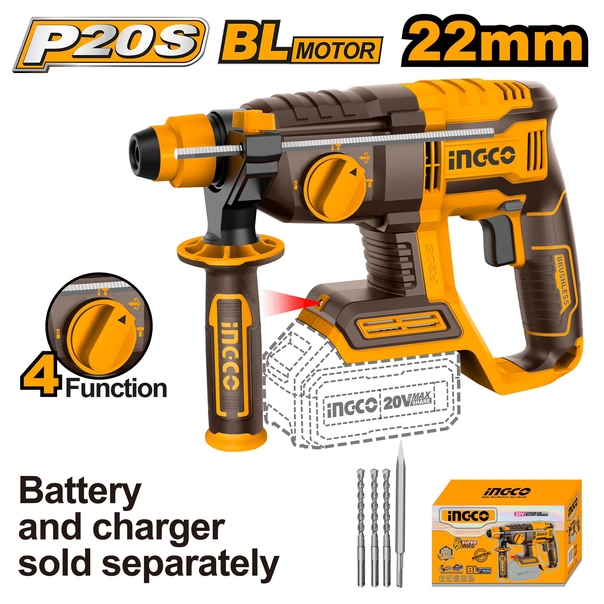 Picamer 20V Fara Baterie