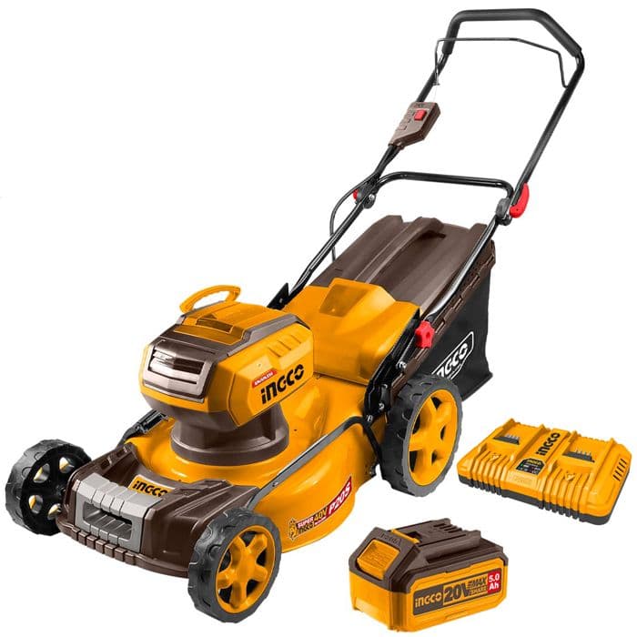 Masina Tuns Iarba 40V cu 2 Acumulatori 5Ah