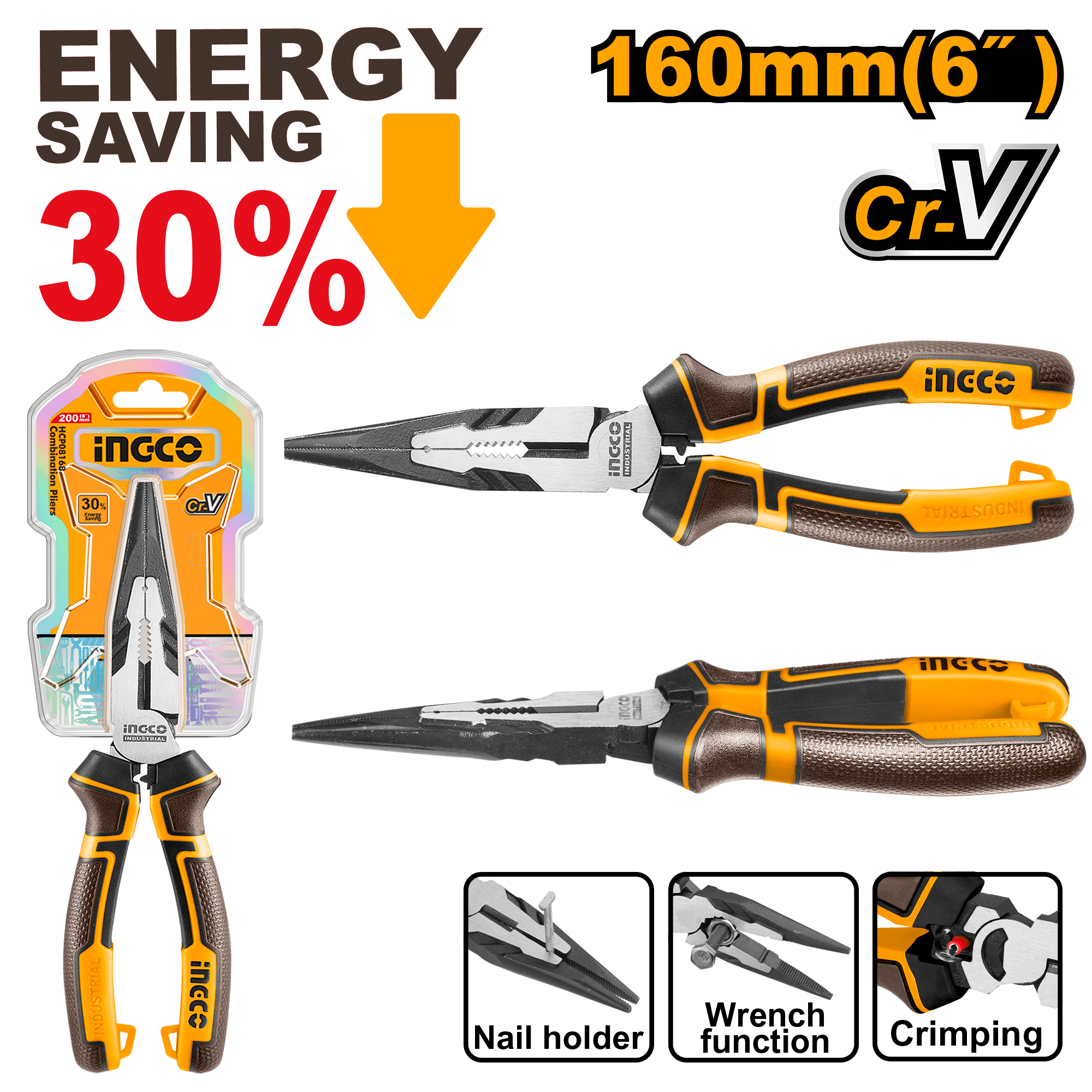 Patent Varf Ascutit 160mm Industrial cu Parghie Marita