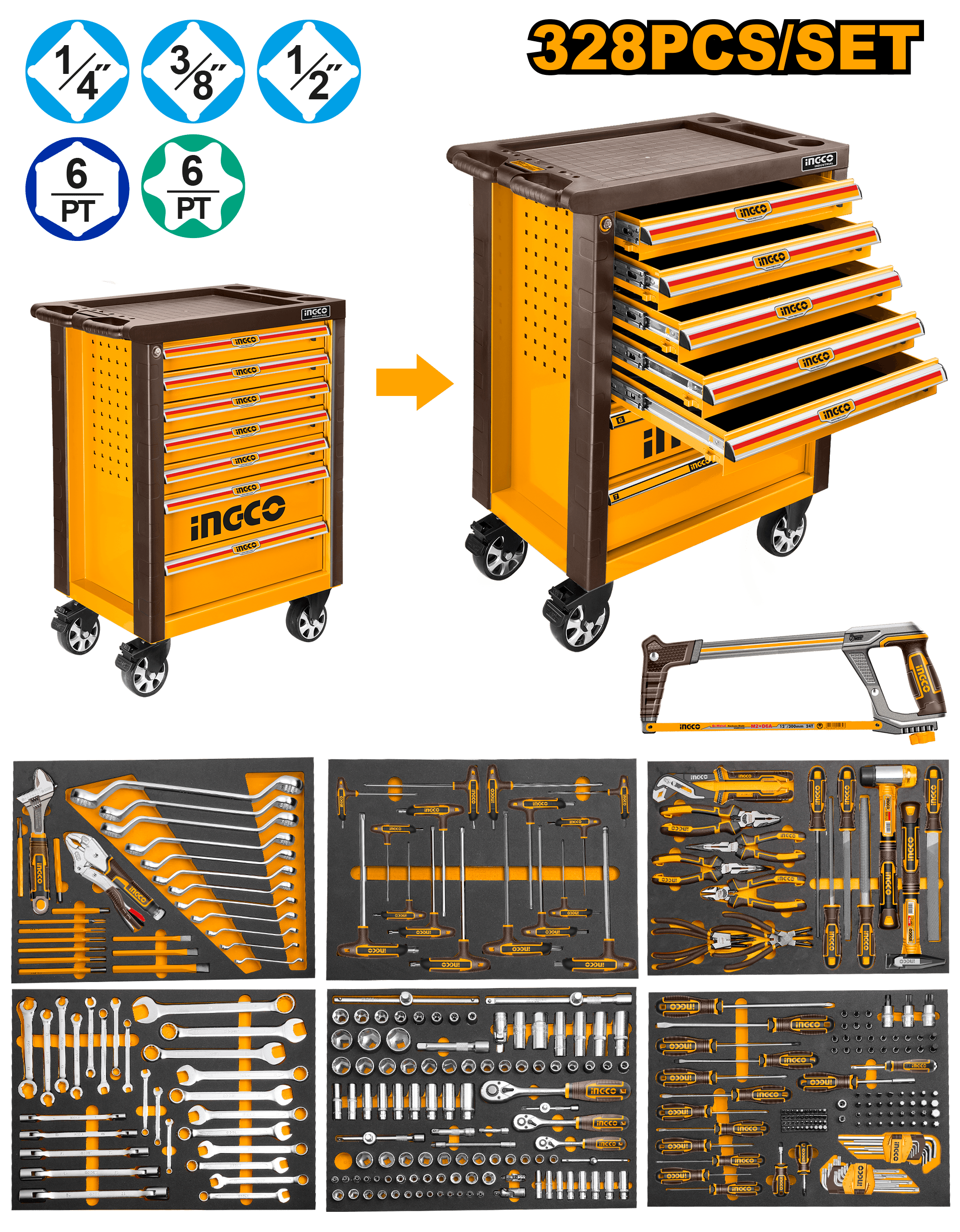 Dulap de Scule 328piese