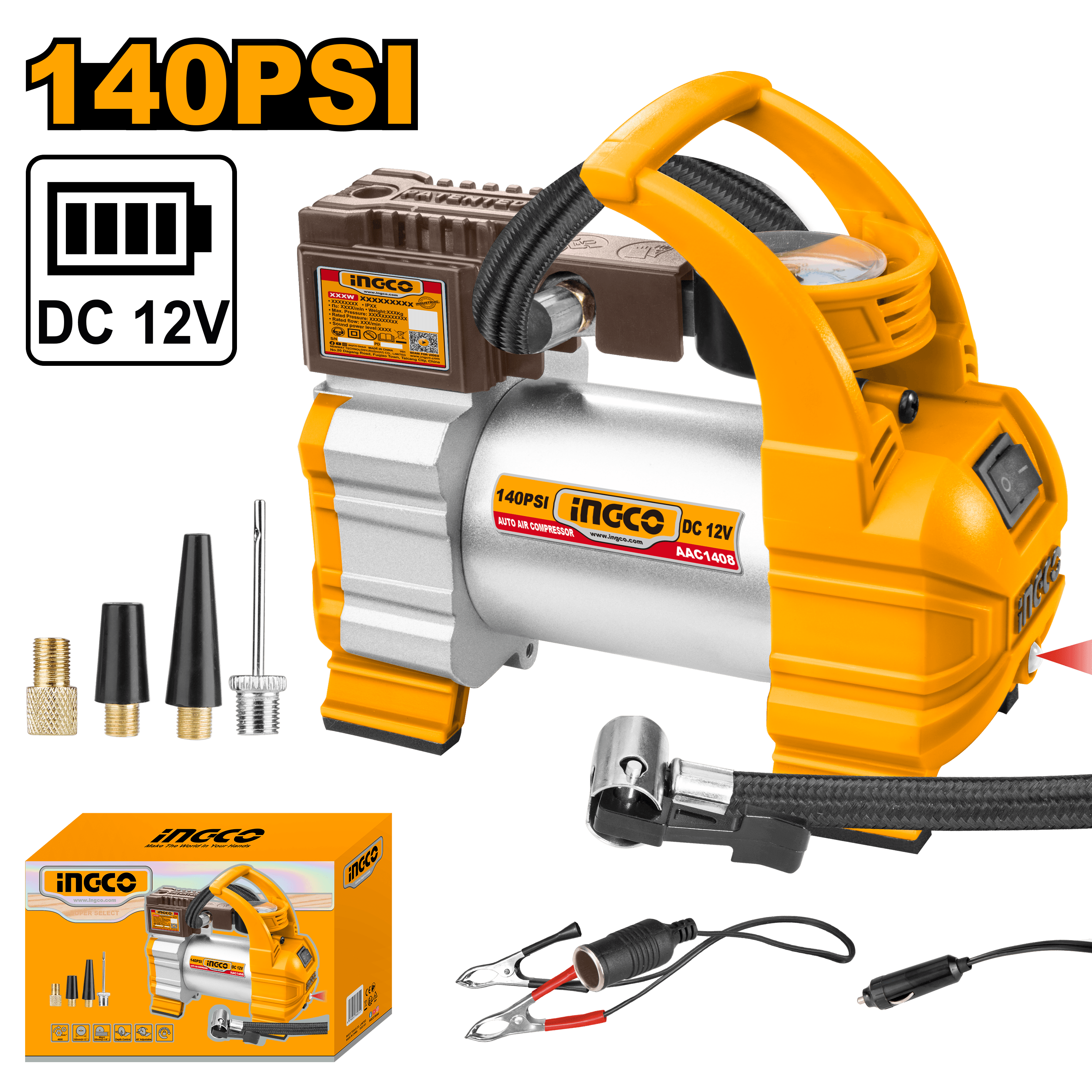 Compresor Auto 12V 35L/Min