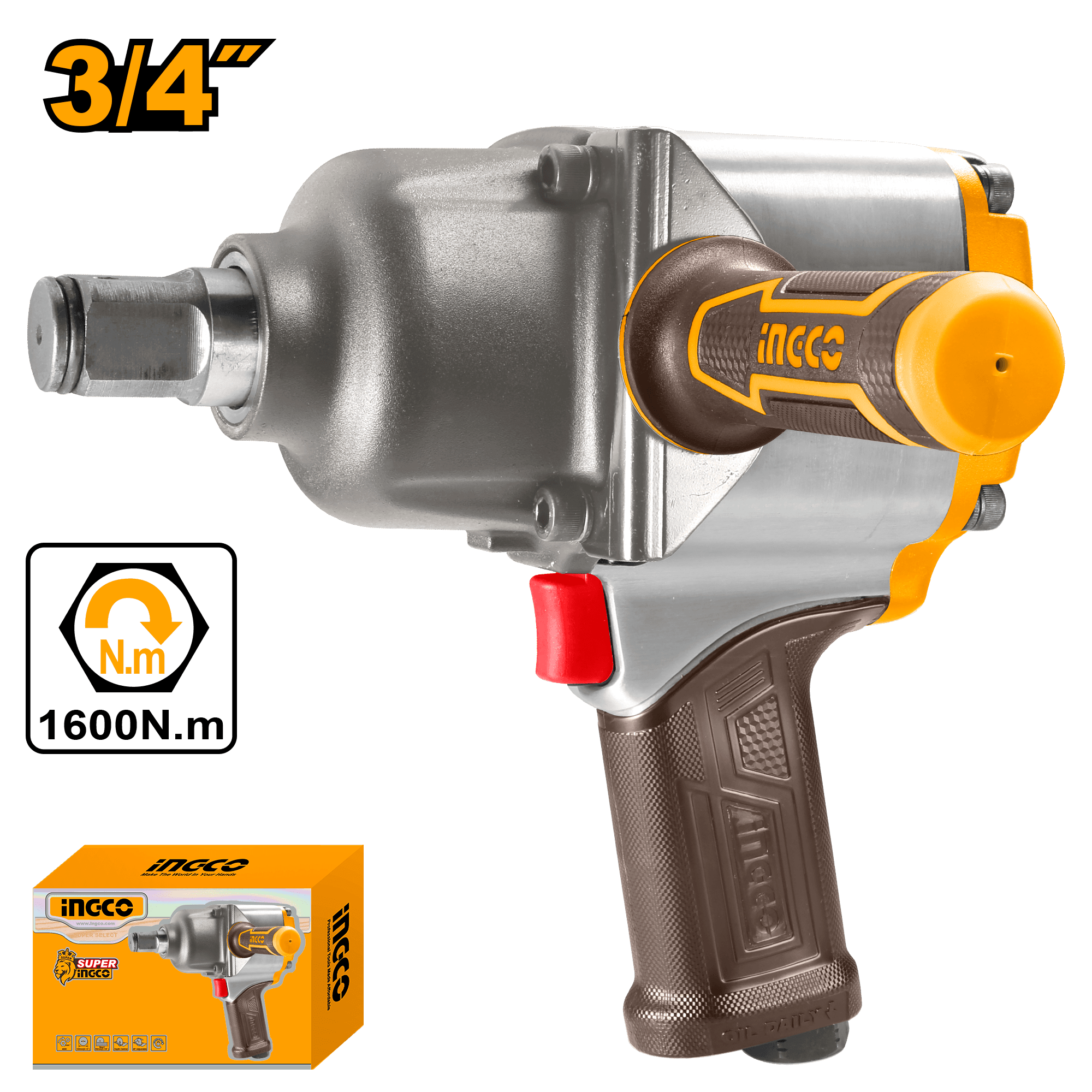 Pistol Pneumatic 3/4 1600Nm