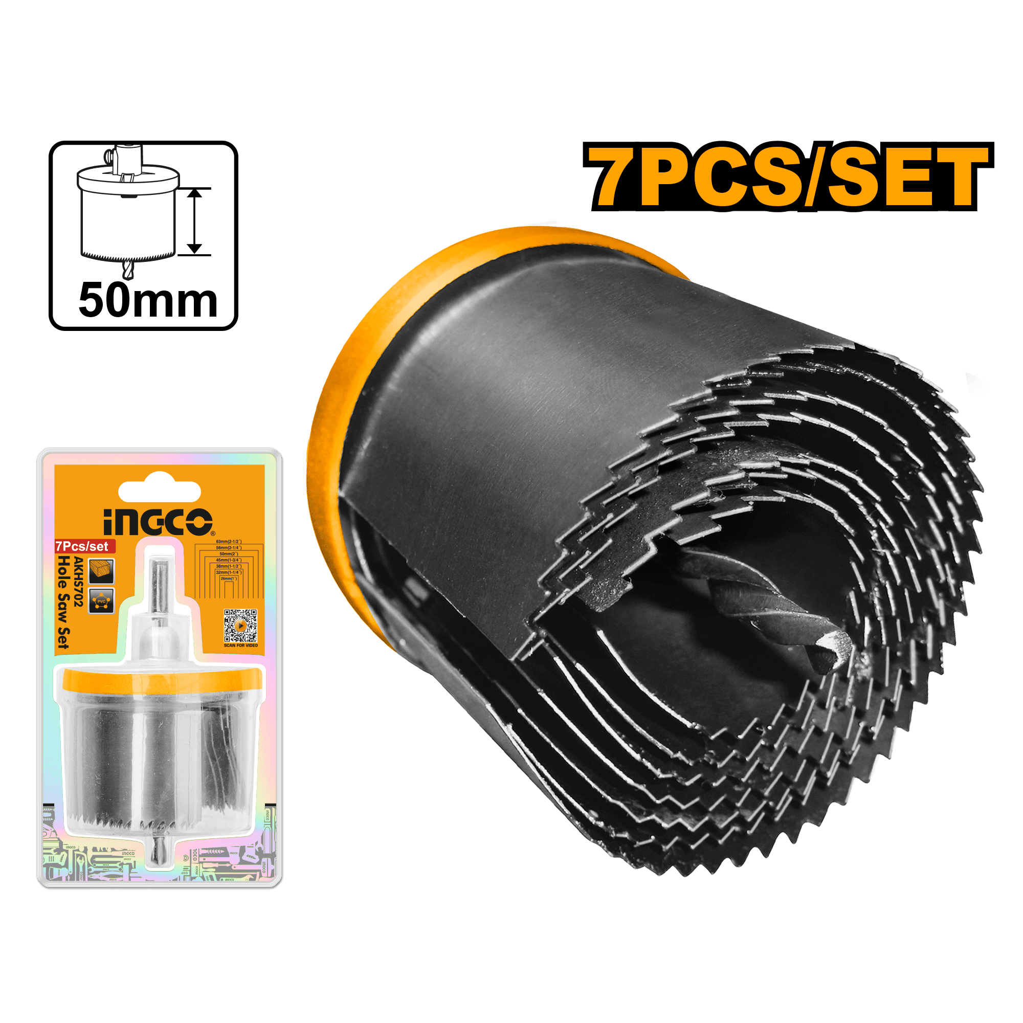 Freza pentru Rigips 7 pcs