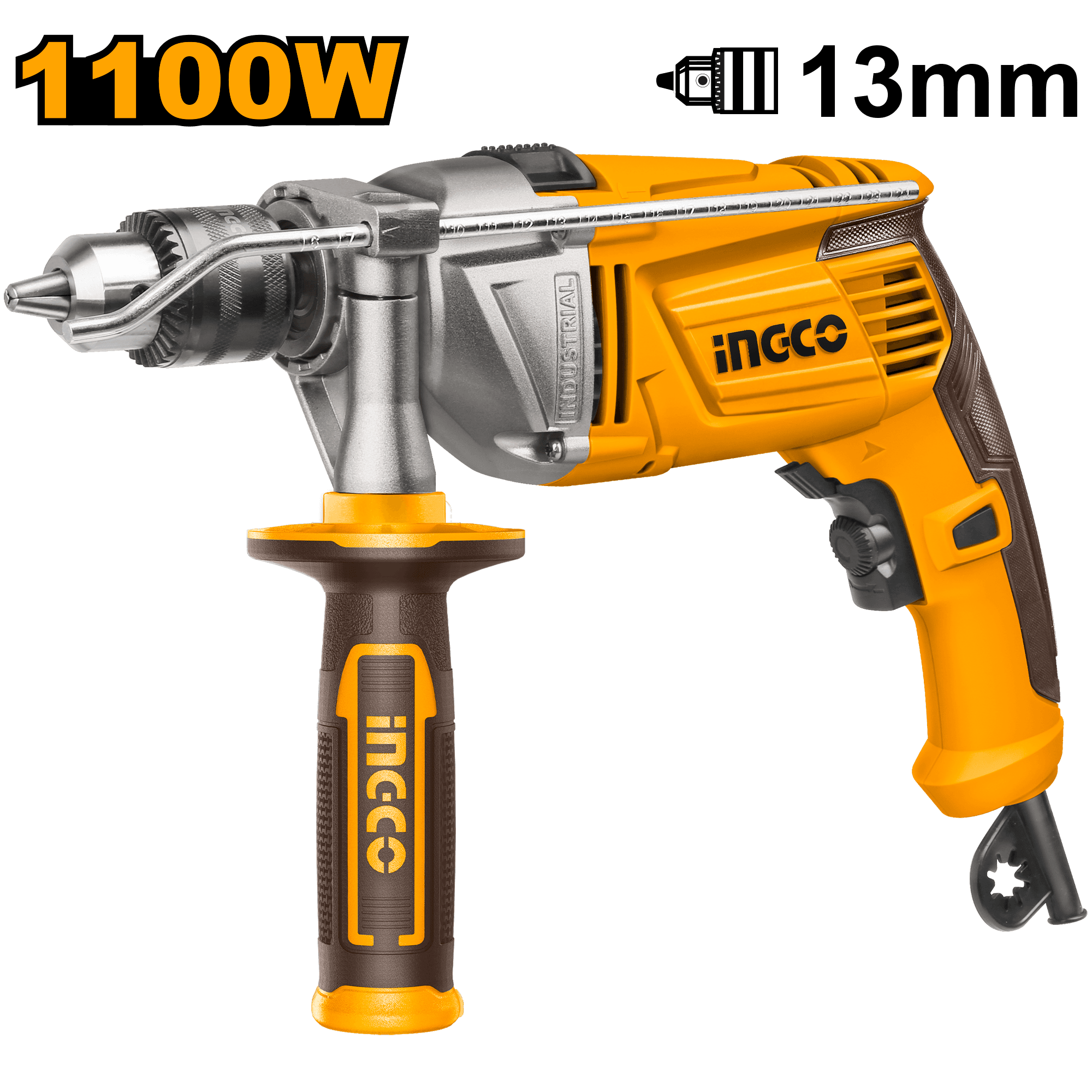 Bormasina 1100W cu Impact si Mandrina cu Cheie image