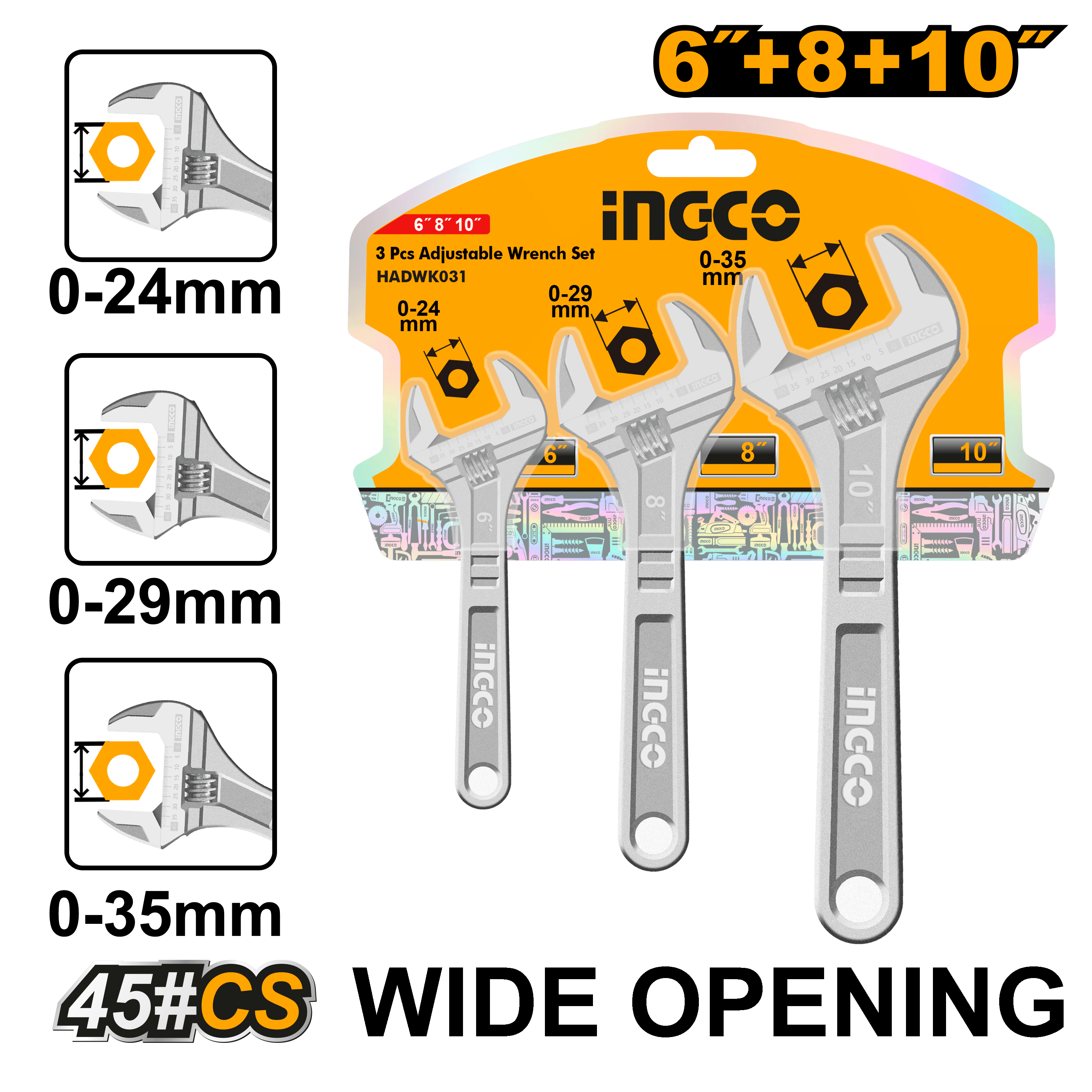 Set de Chei Reglabile 3pcs