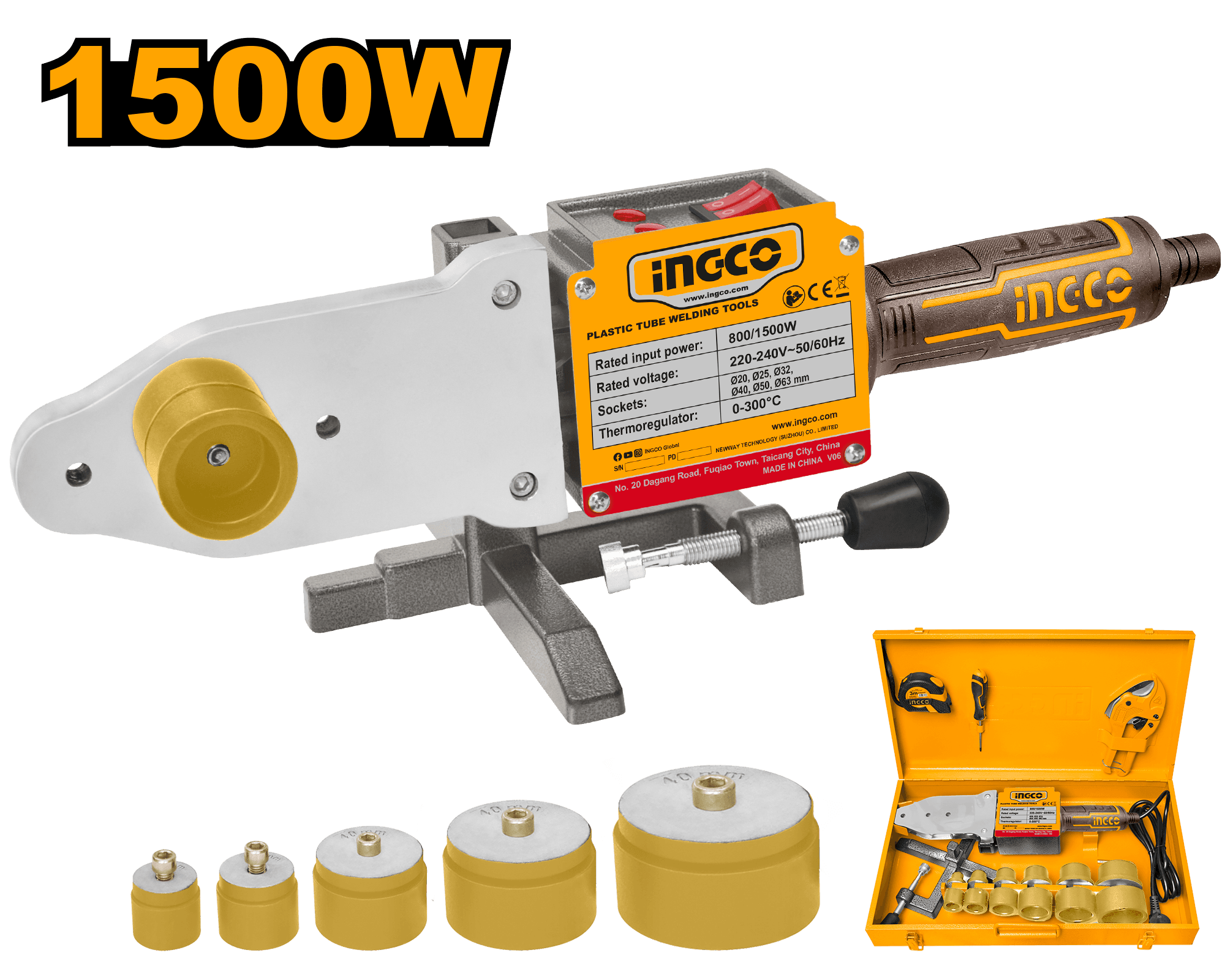 Trusa PPR 1500W ING 20-63 MM