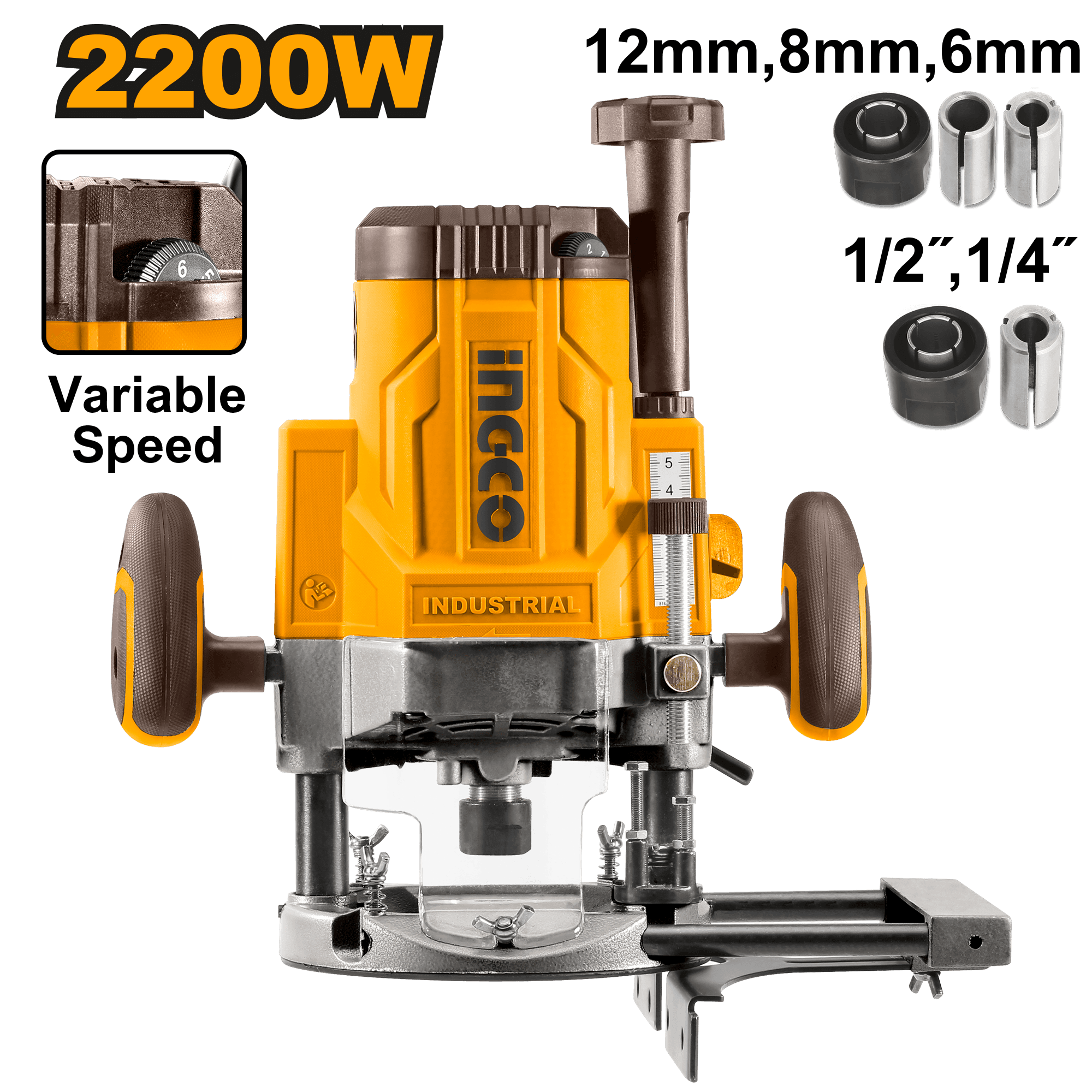 Oberfreza 2200W cu Viteza Reglabila