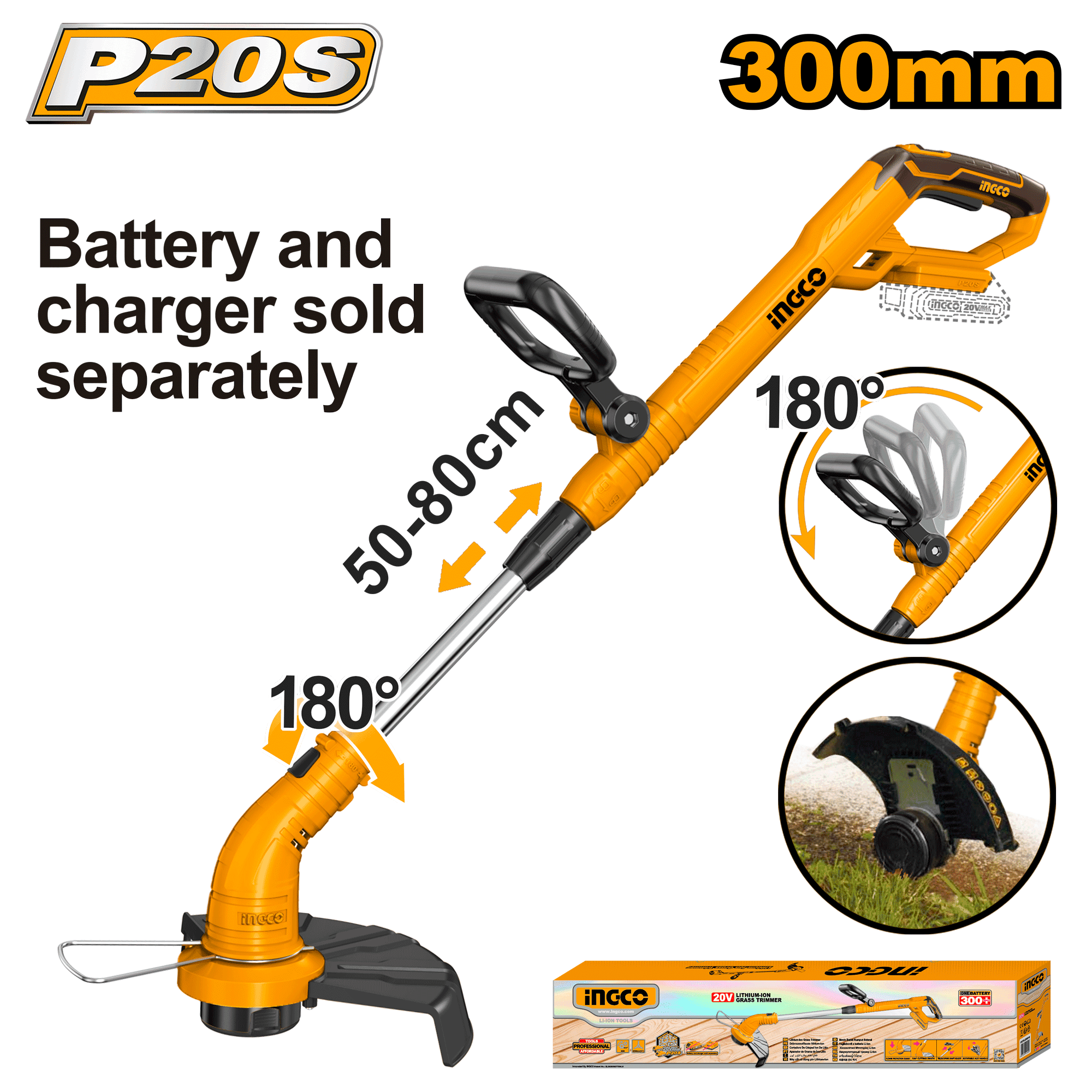 Trimmer 20V fara Baterie si Incarcator (motocoasa)