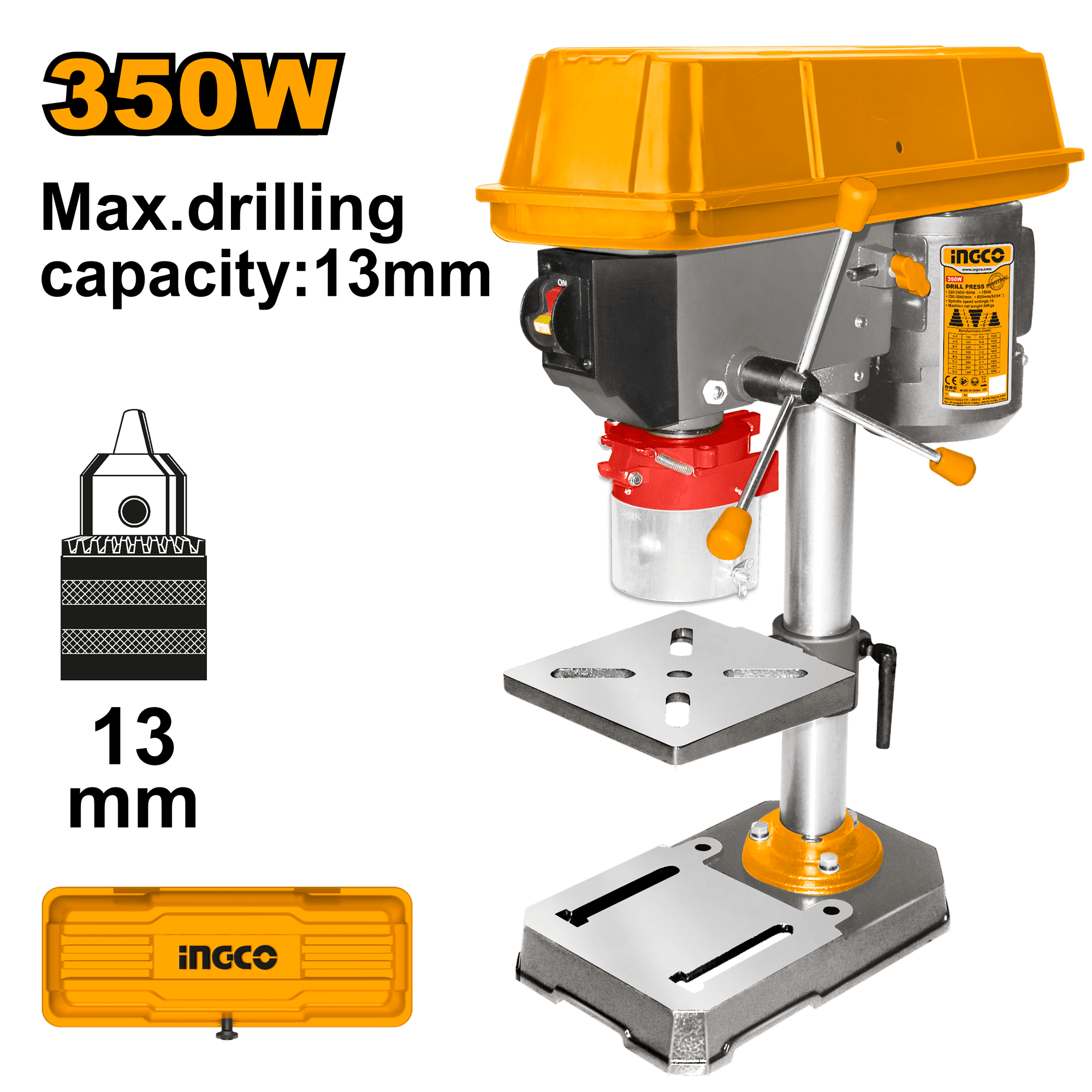 Masina de Gaurit Fixa cu Coloana 350W