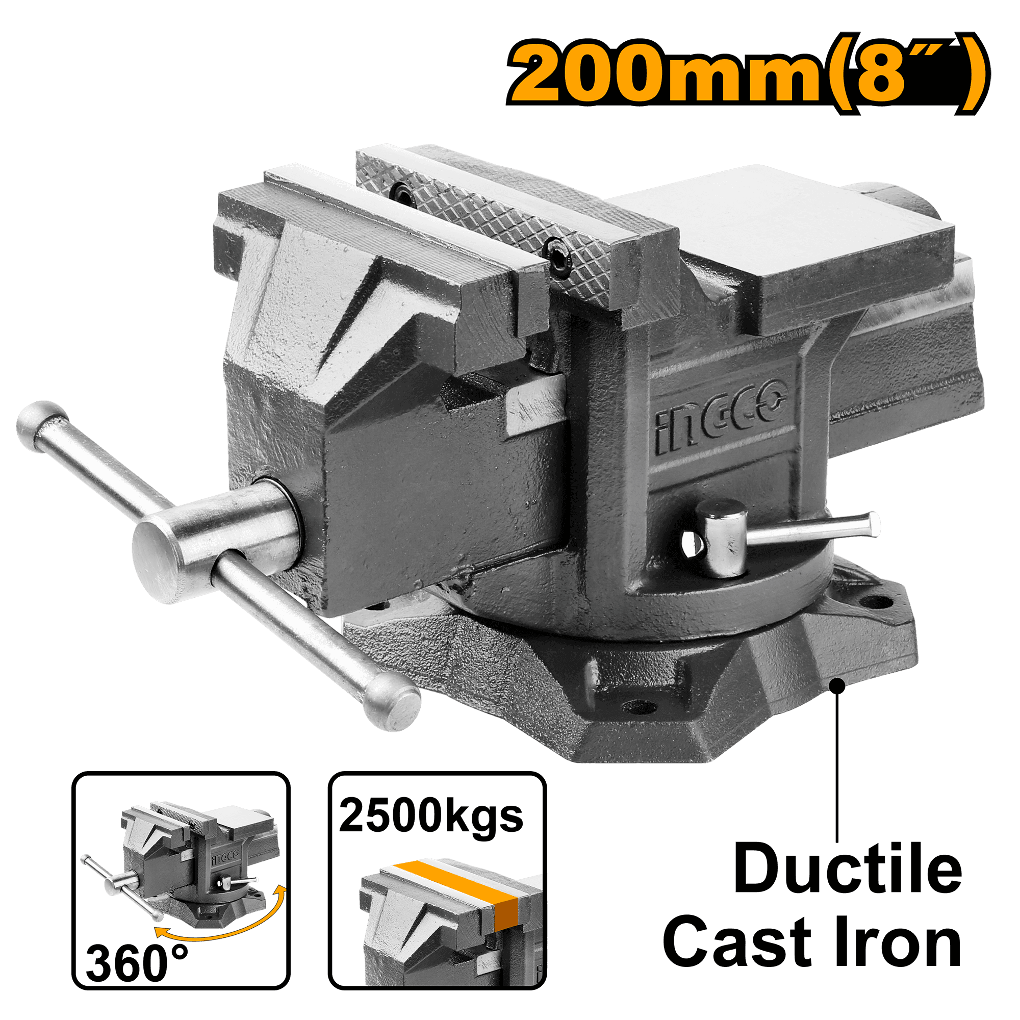 Menghina cu Baza Rotativa 200mm