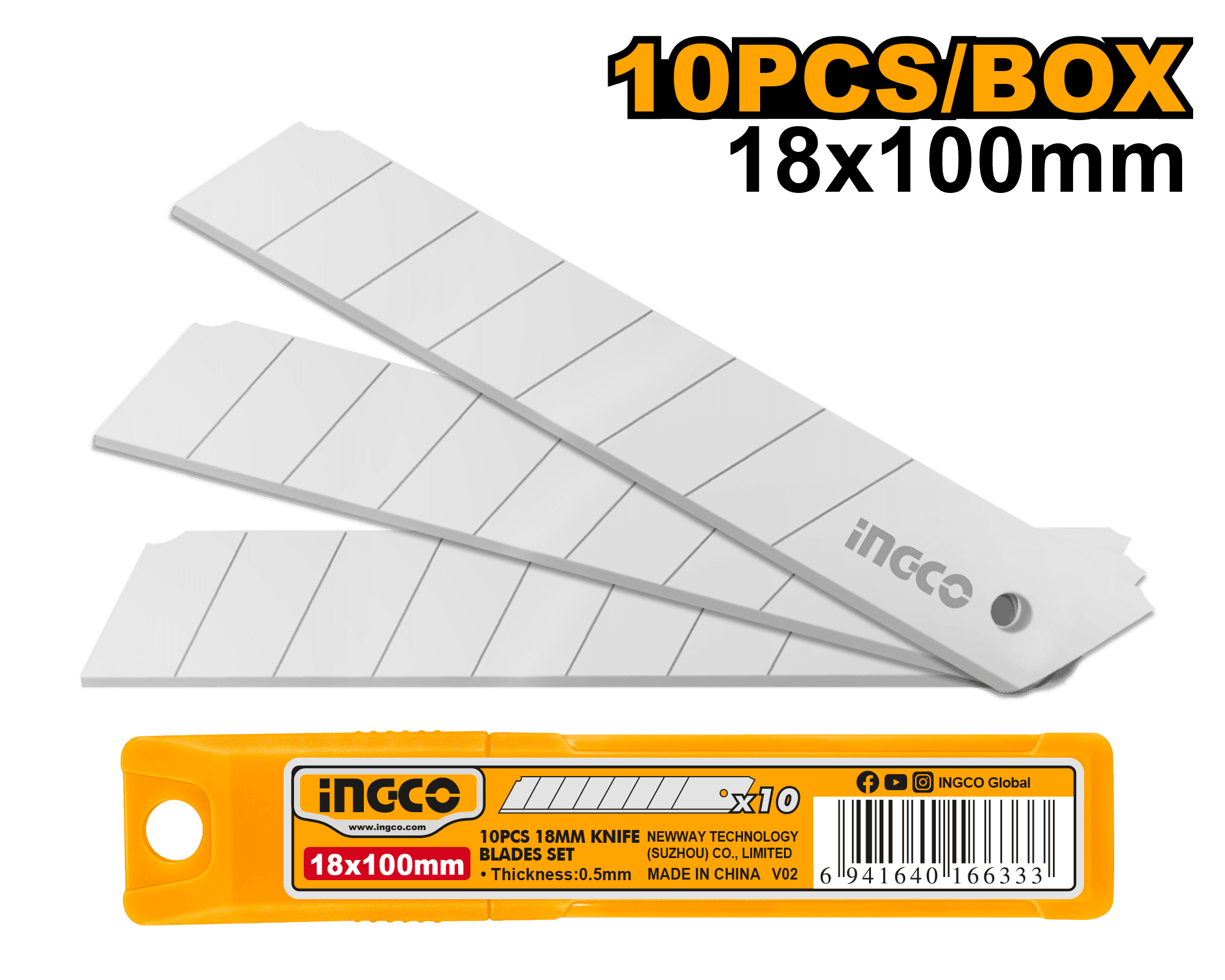 Rezerve Lama Cutter 18x100mm Set 10buc