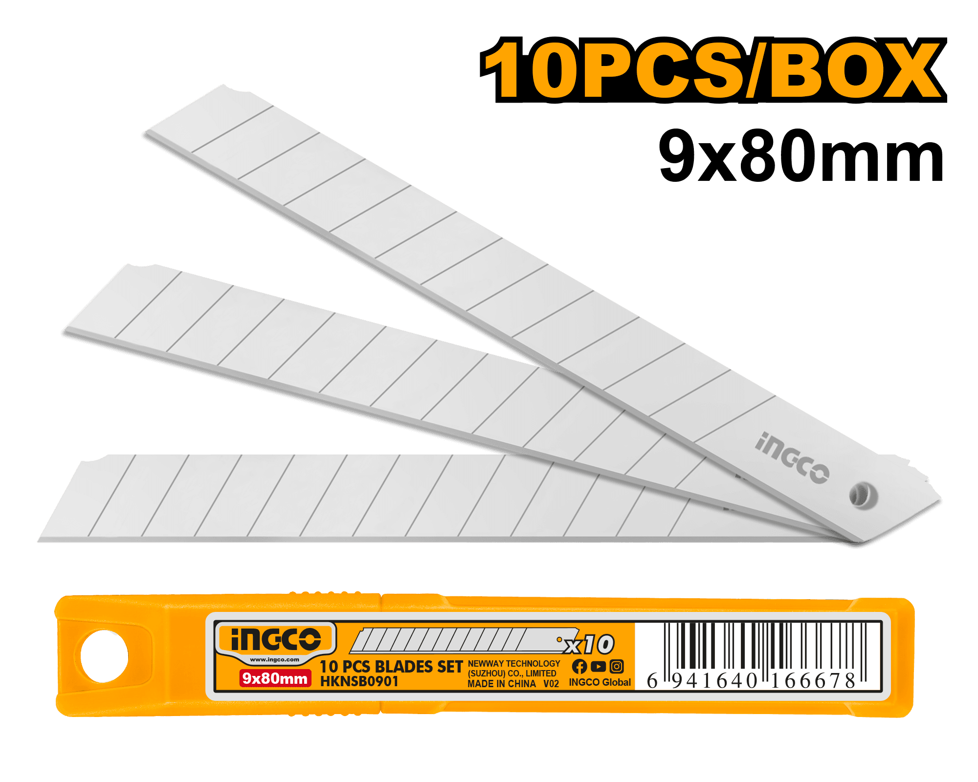 Rezerve Lame Cutter 9x80mm Set 10buc