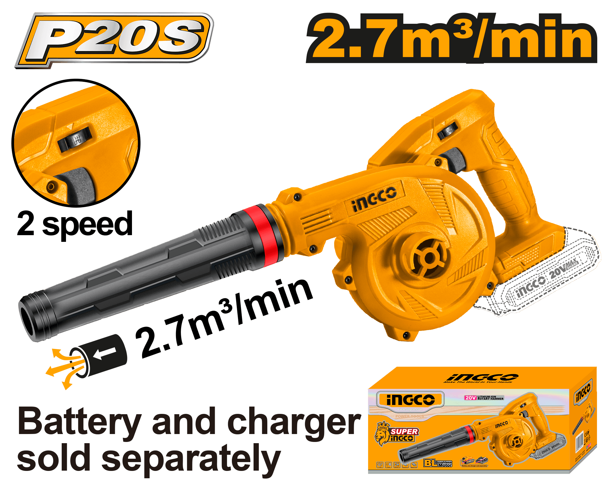 Suflanta Frunze 20V Mica Tip Turbina