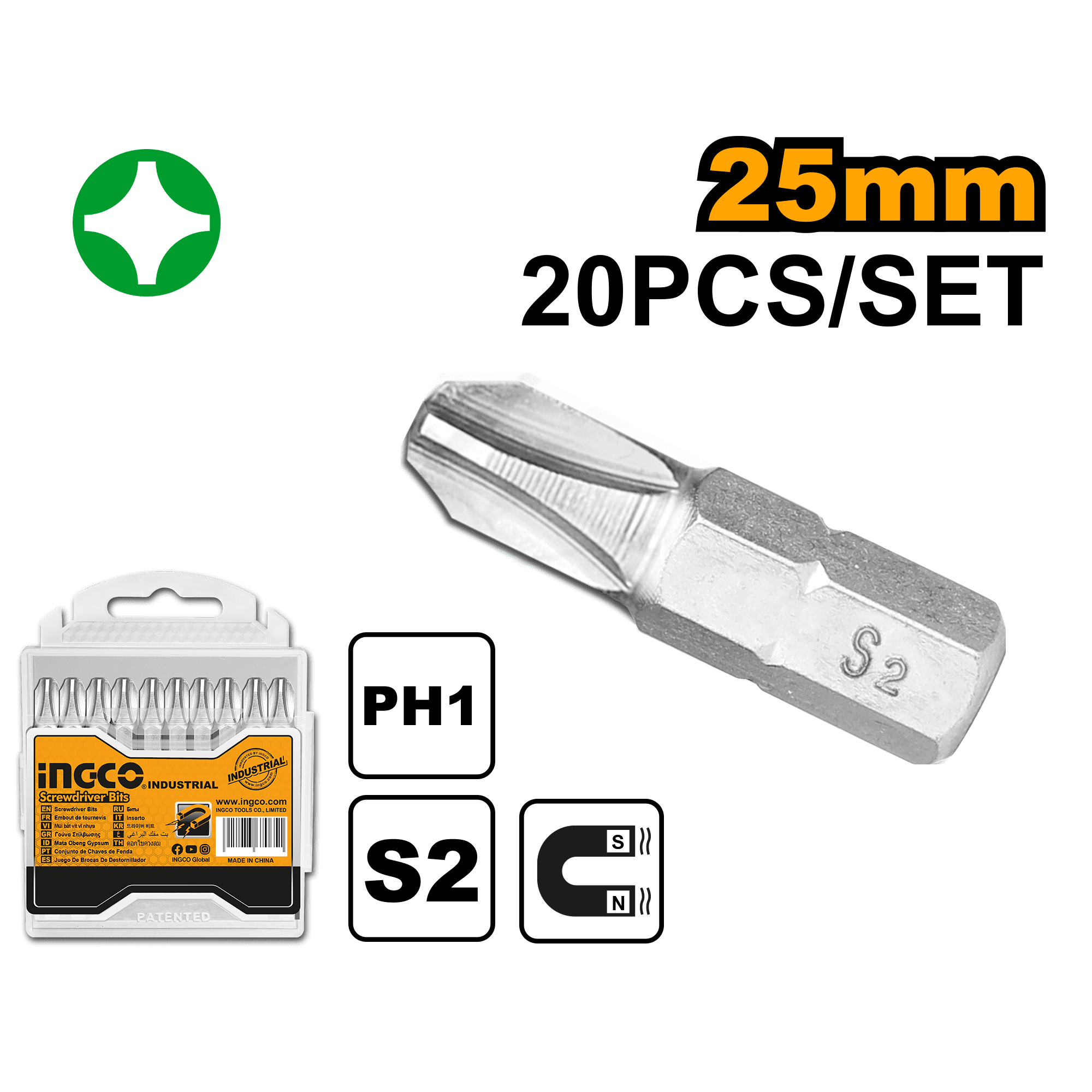 Set de Biti PH1 Scurti 20buc