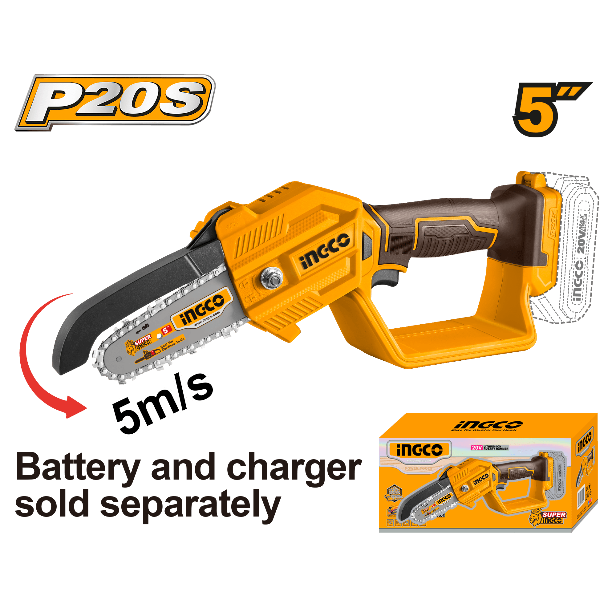 Fierastrau de Mana 20V Mic 13cm (5")