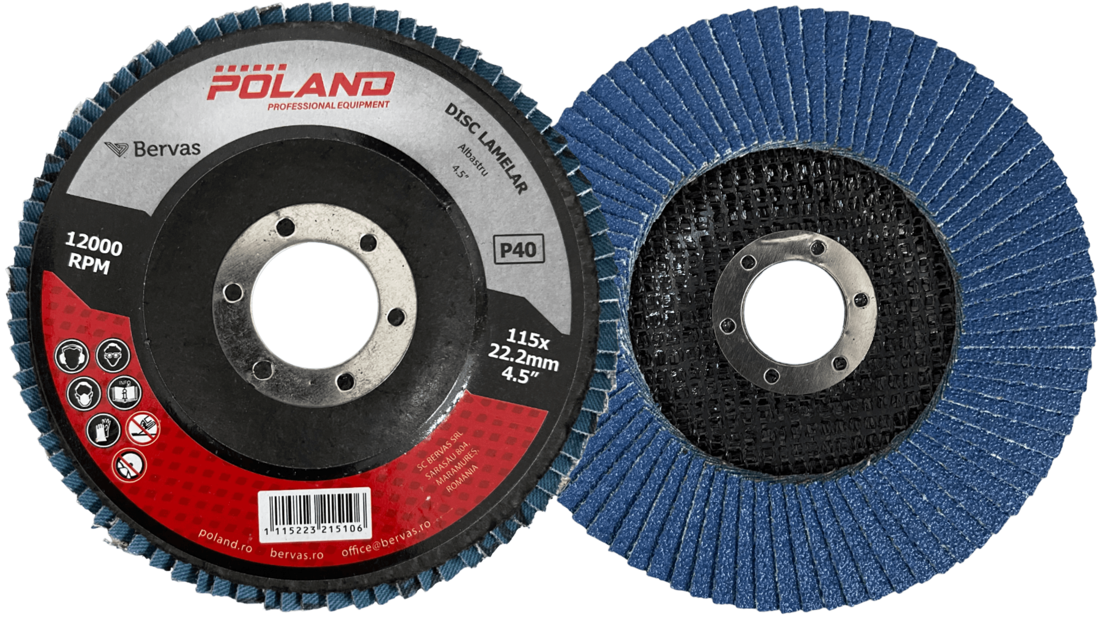 Disc Lamelar Albastru 115mm Poland