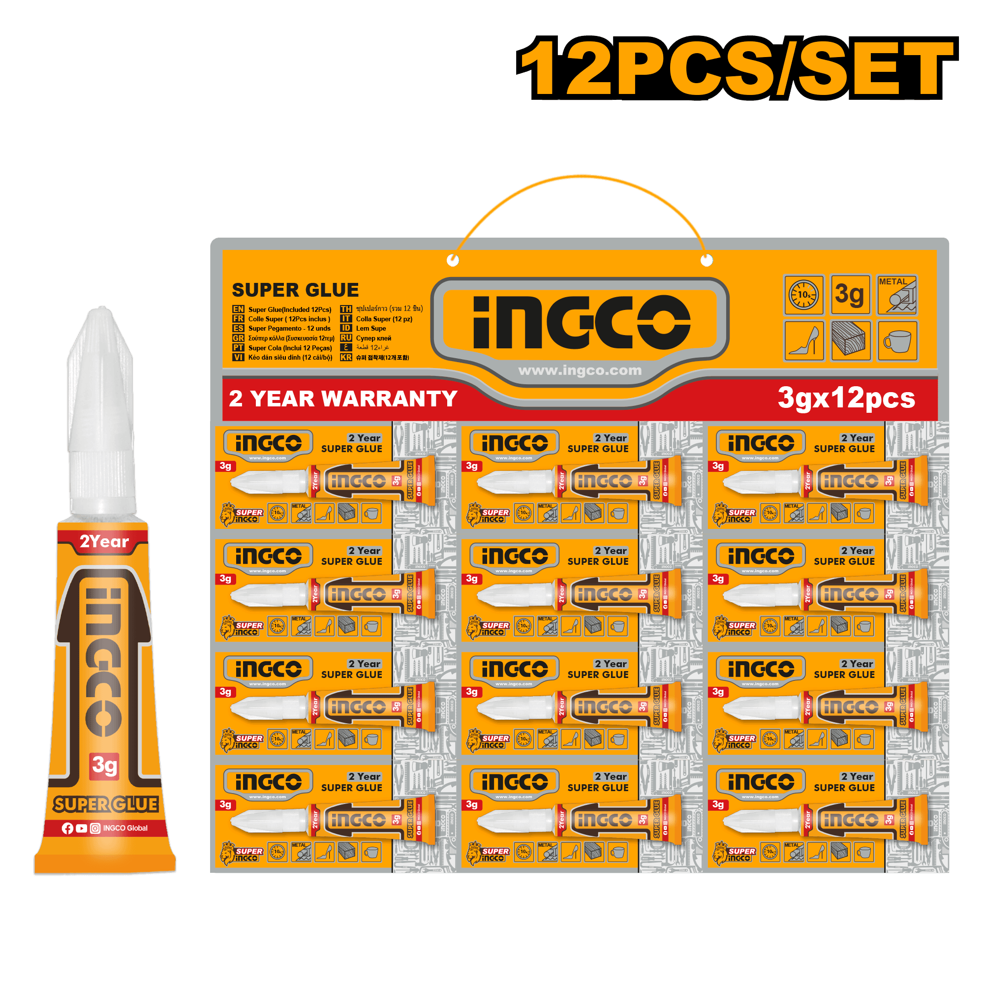 Super Glue Set 12buc