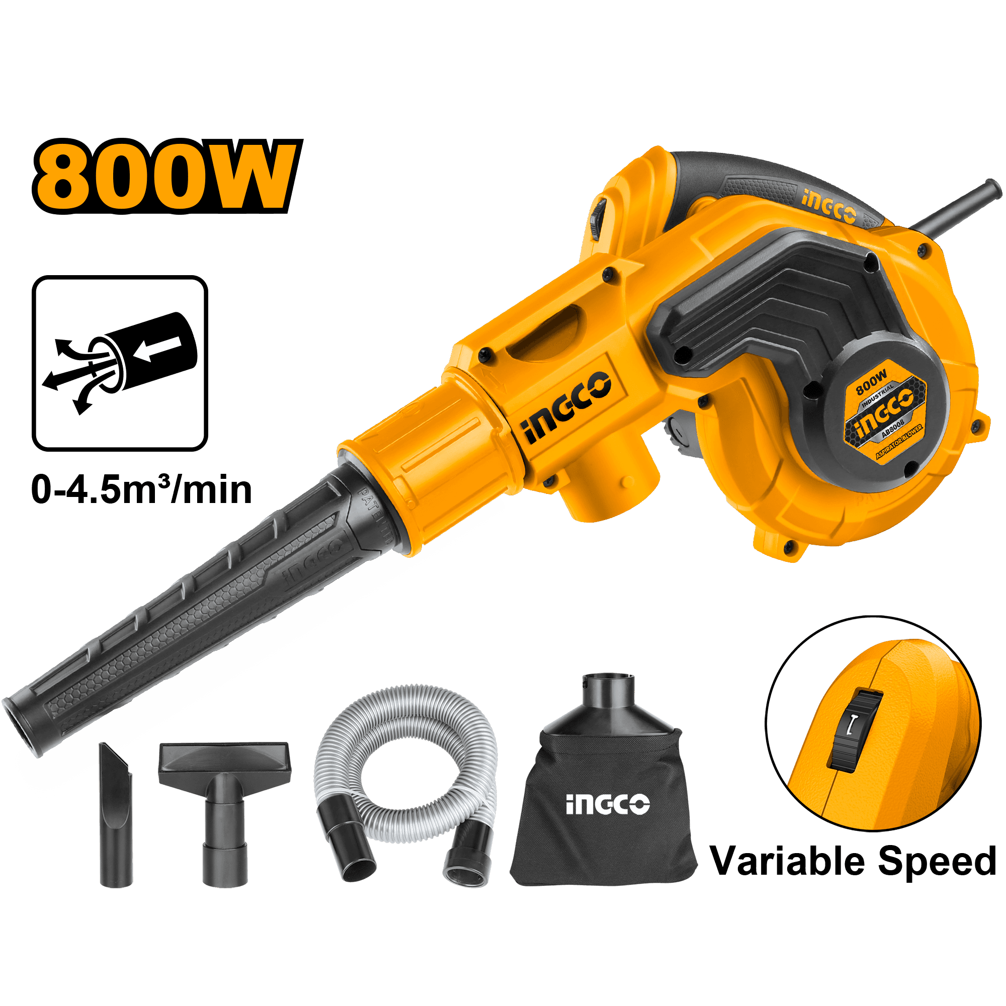 Suflanta si Aspirator Frunze 800W