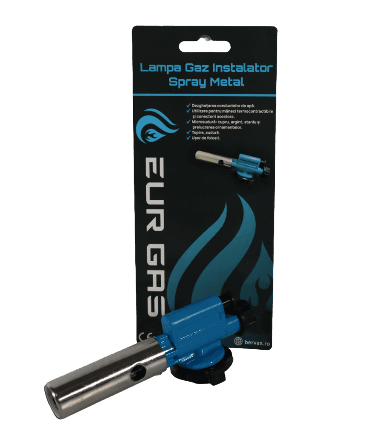 Lampa de Gaz / Torta / Arzator cu Aprindere Profesionala pentru Rezerve Spray EurGas