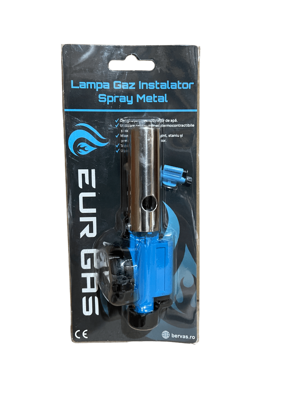 Lampa de Gaz / Torta / Arzator cu Aprindere Profesionala pentru Rezerve Spray EurGas image