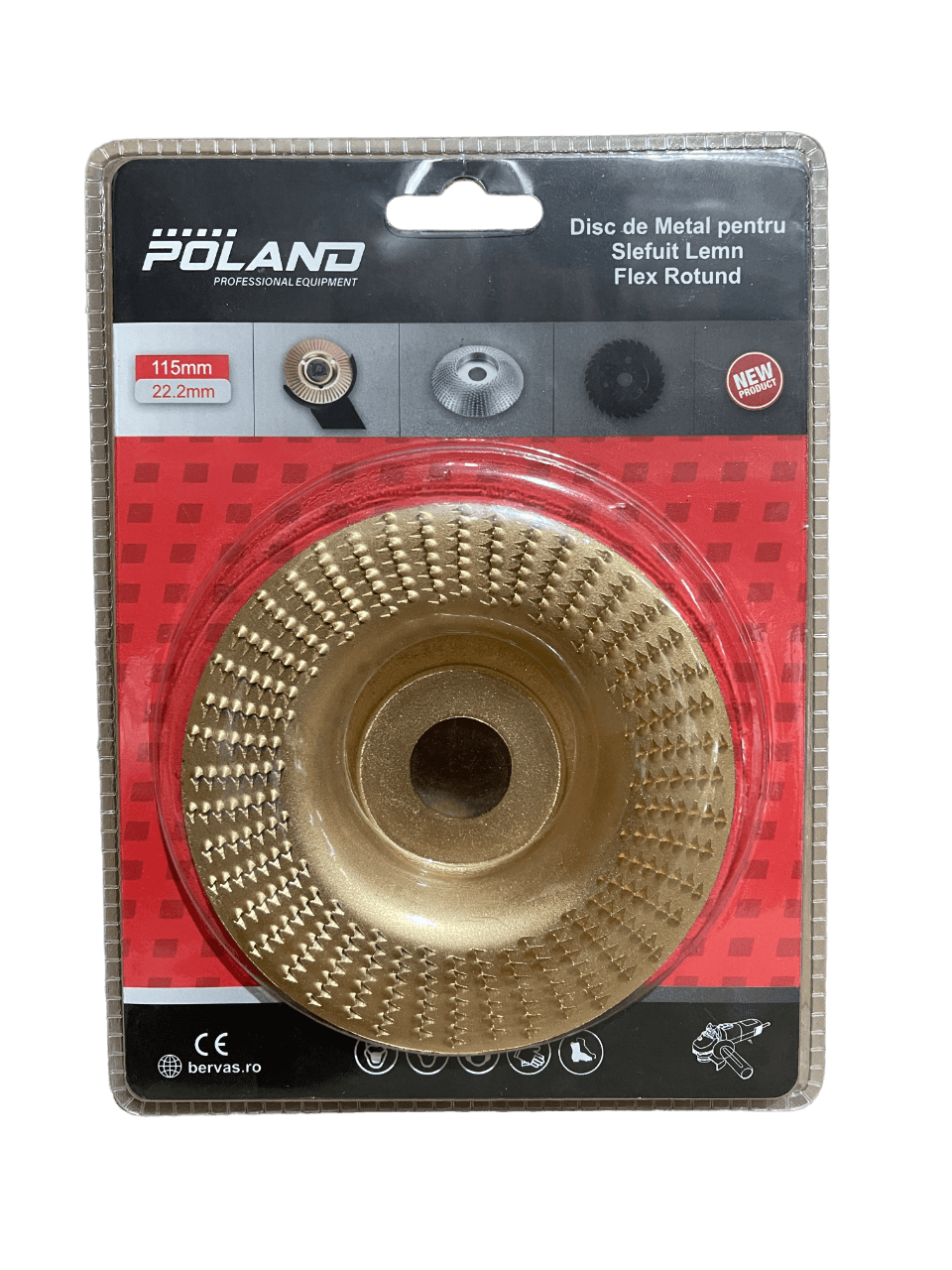 Disc Metal Slefuit Lemn Flex Drept / Rotund image