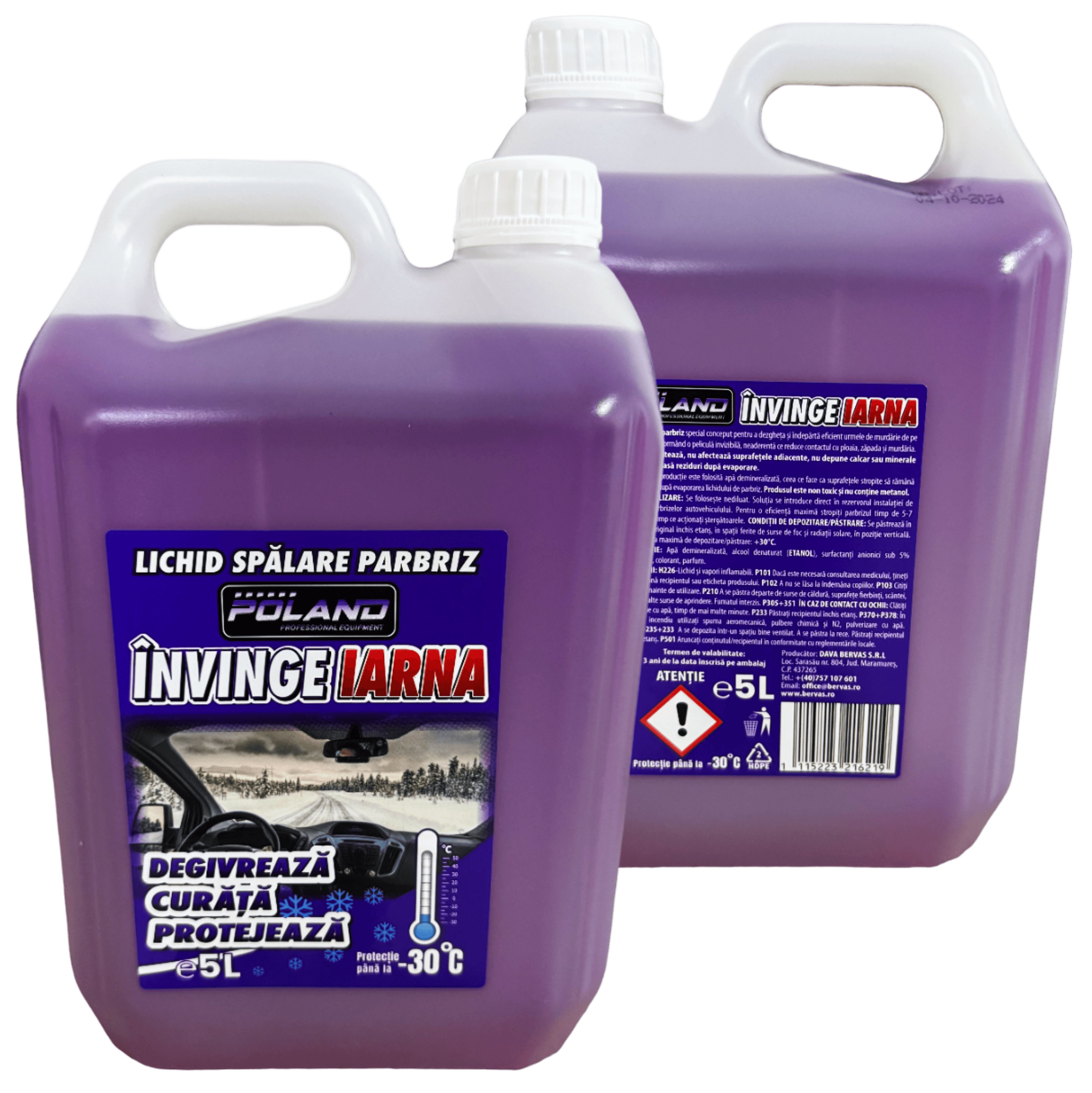 Solutie pentru Parbriz la -30°C