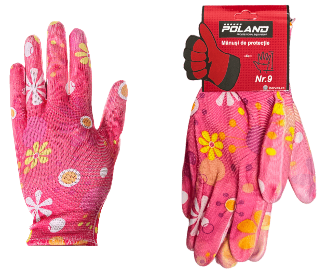Manusi de Protectie cu Flori nr.8 Poland