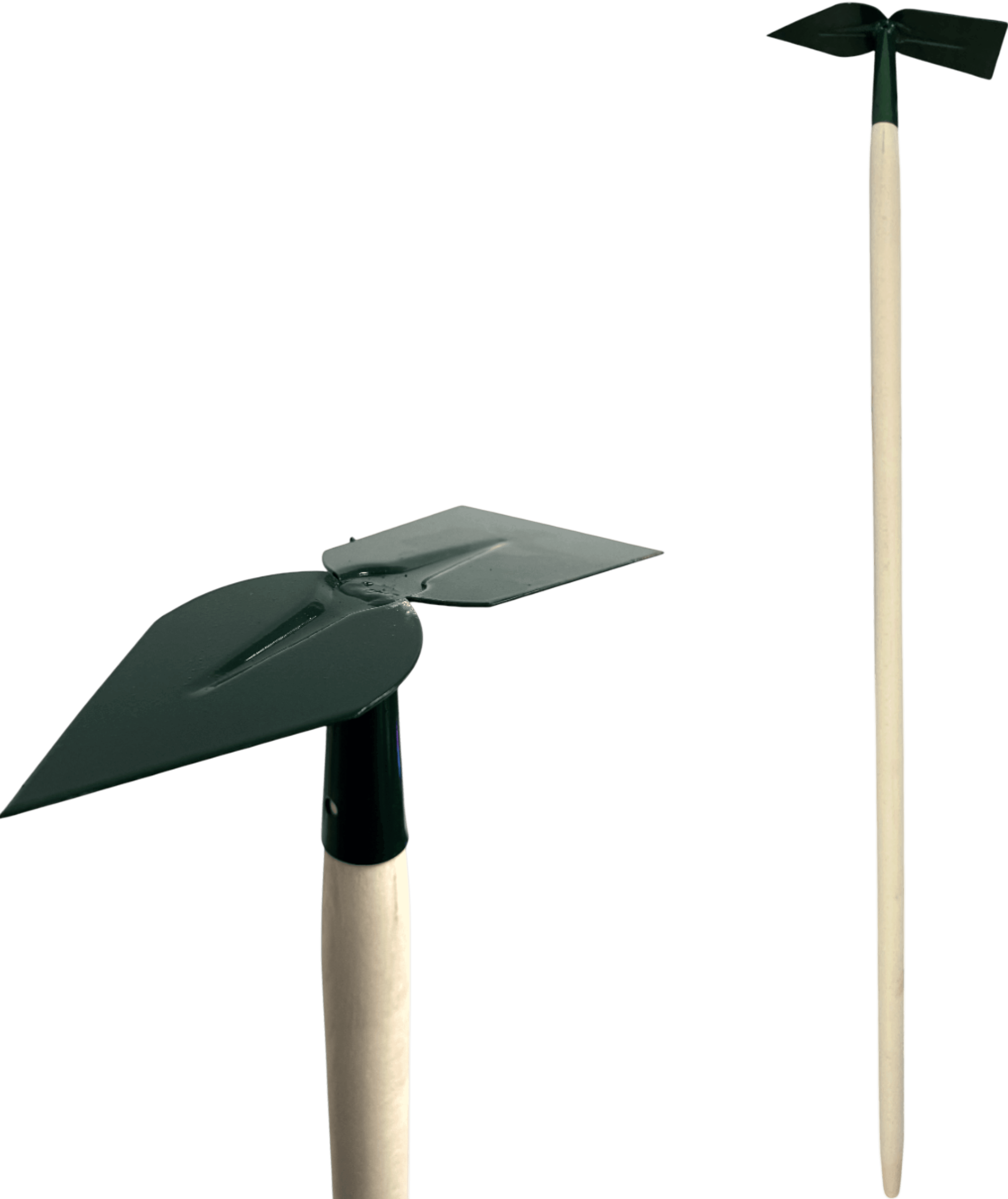 Sapa verde mica + coada lemn 1 m