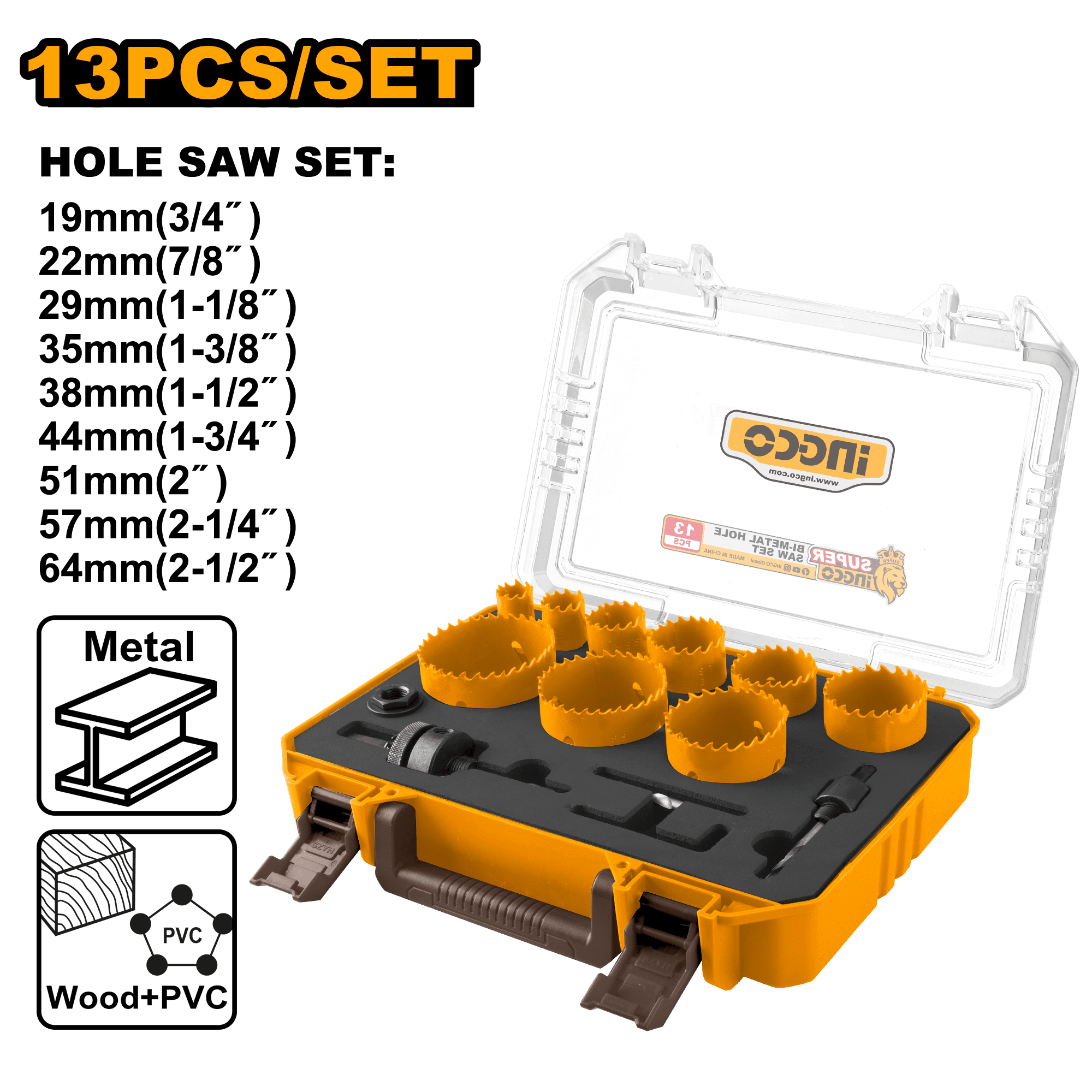 Carote de Metal Set 13buc