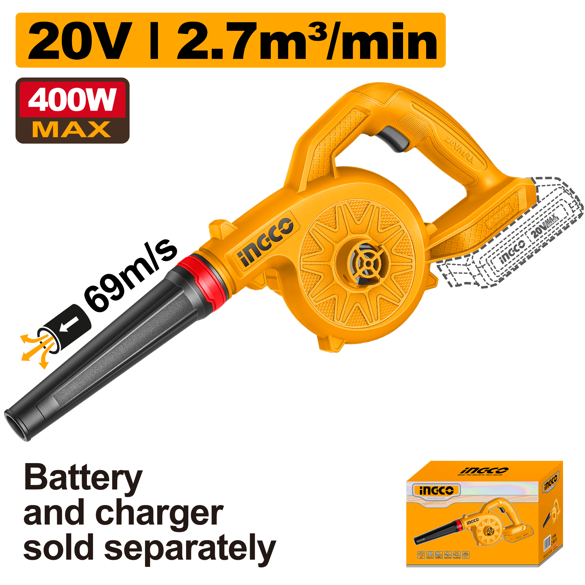 Suflanta Frunze 20V 2.7mc/min