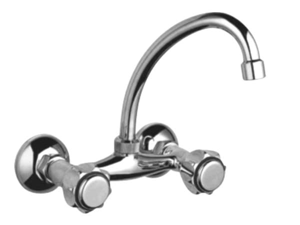 Baterie pentru Perete Dubla cu Rozeta