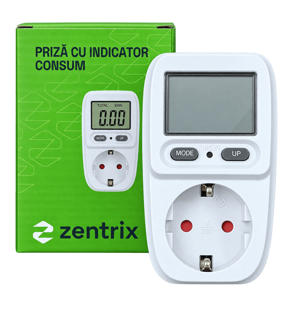 Priza cu indicator consum Zentrix