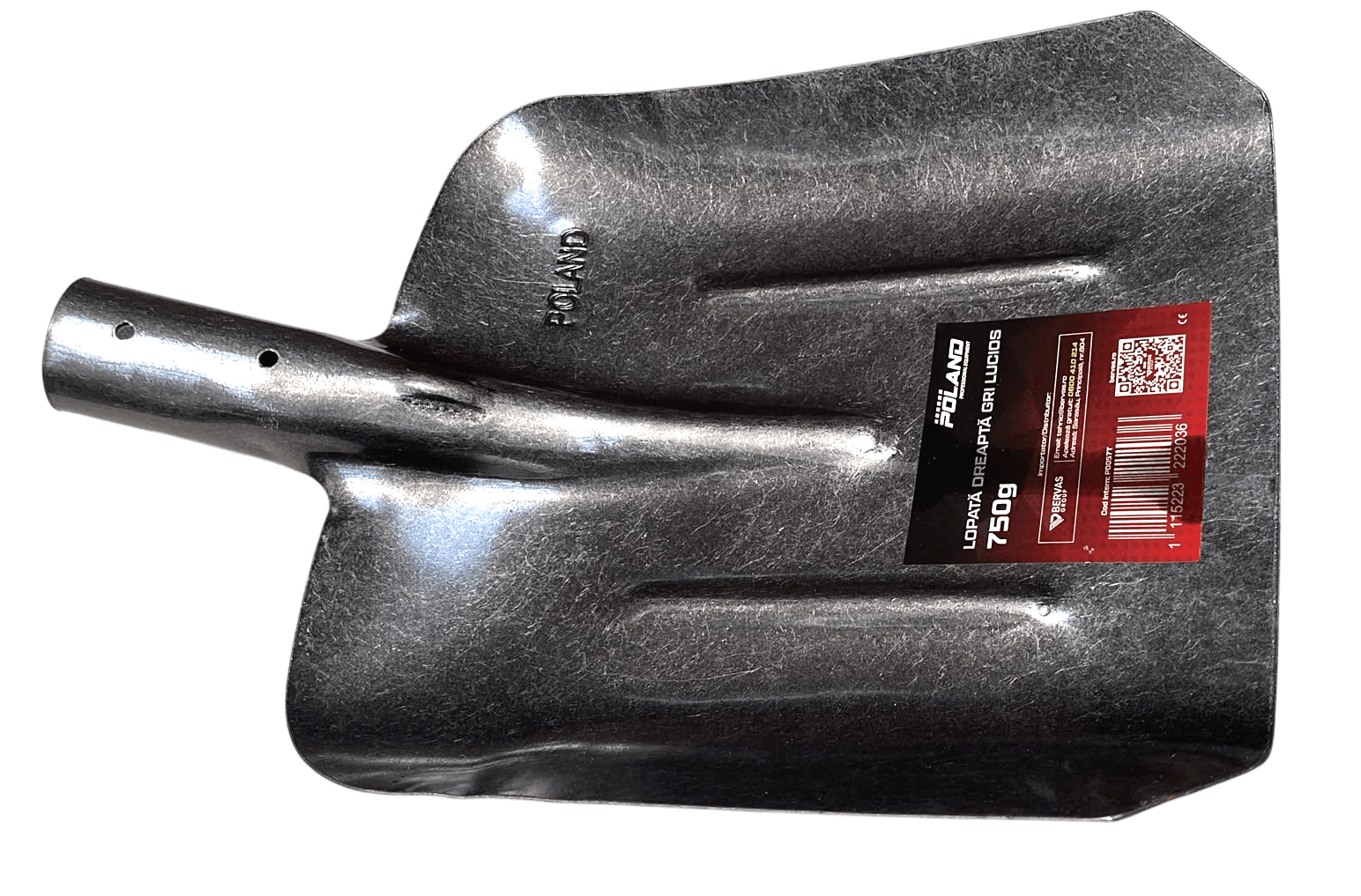 Lopata Dreapta Gri Lucios 750g Poland