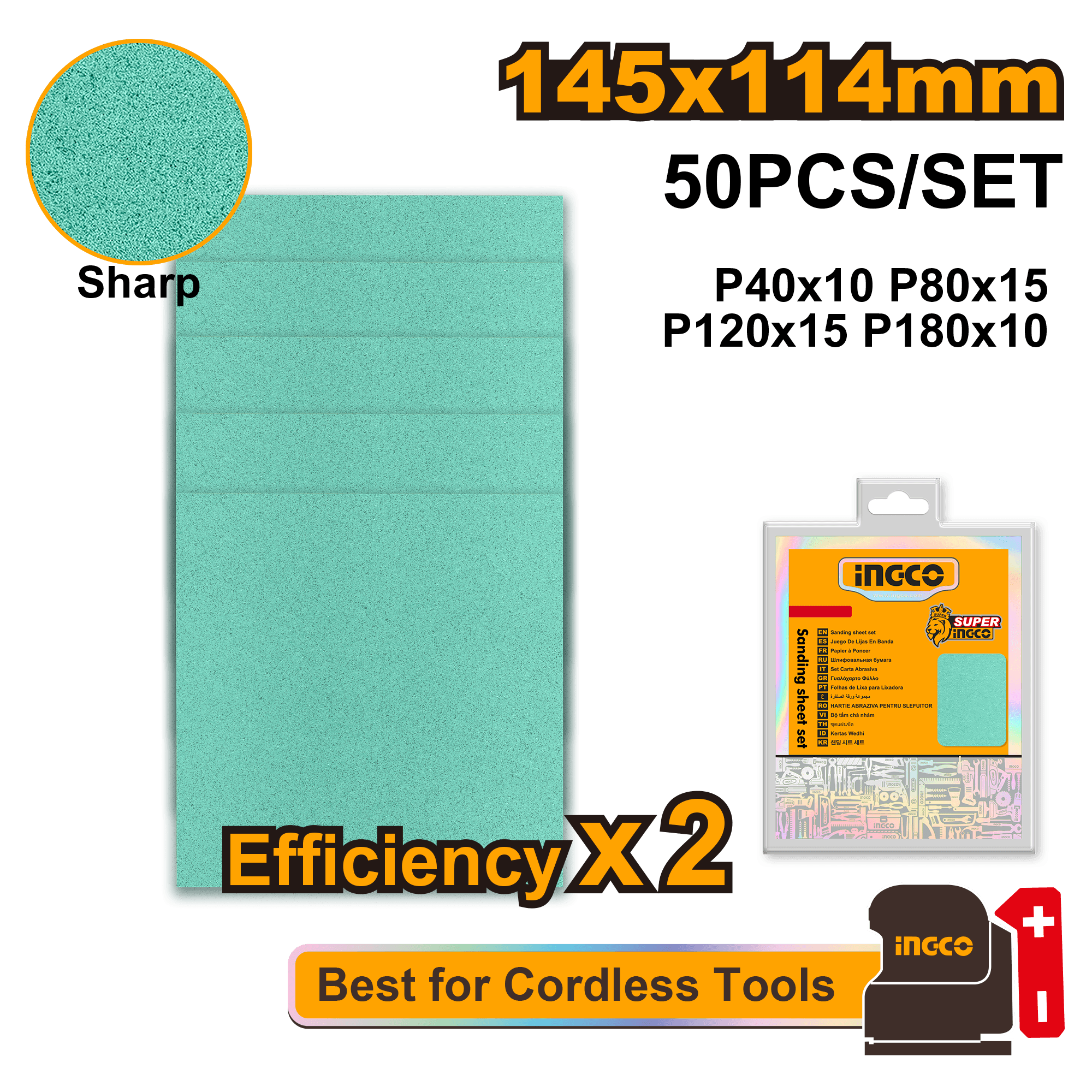 Foi Abrazive pentru Slefuitor 145x114mm